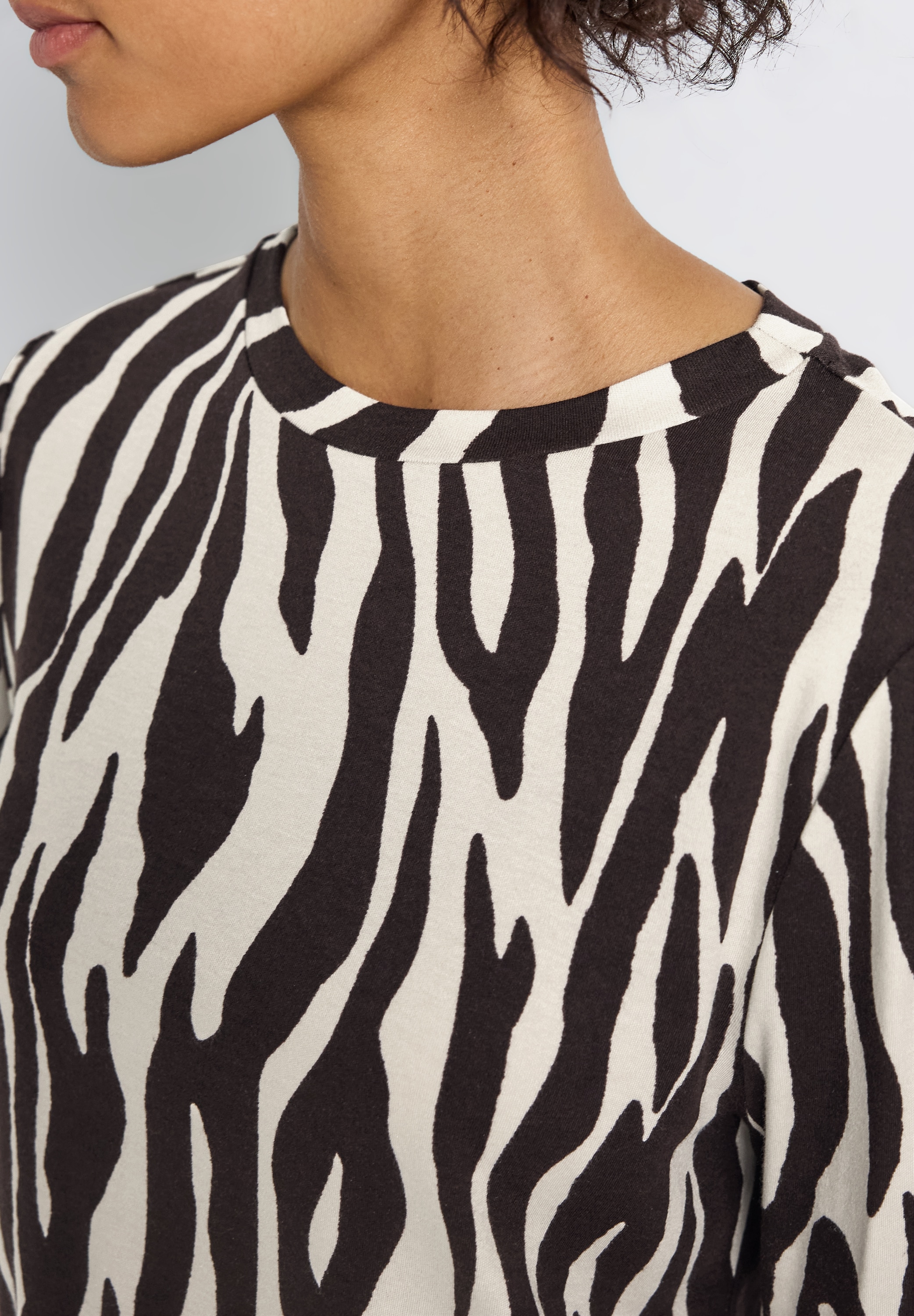 STREET ONE Print-Shirt, mit Animal-Print