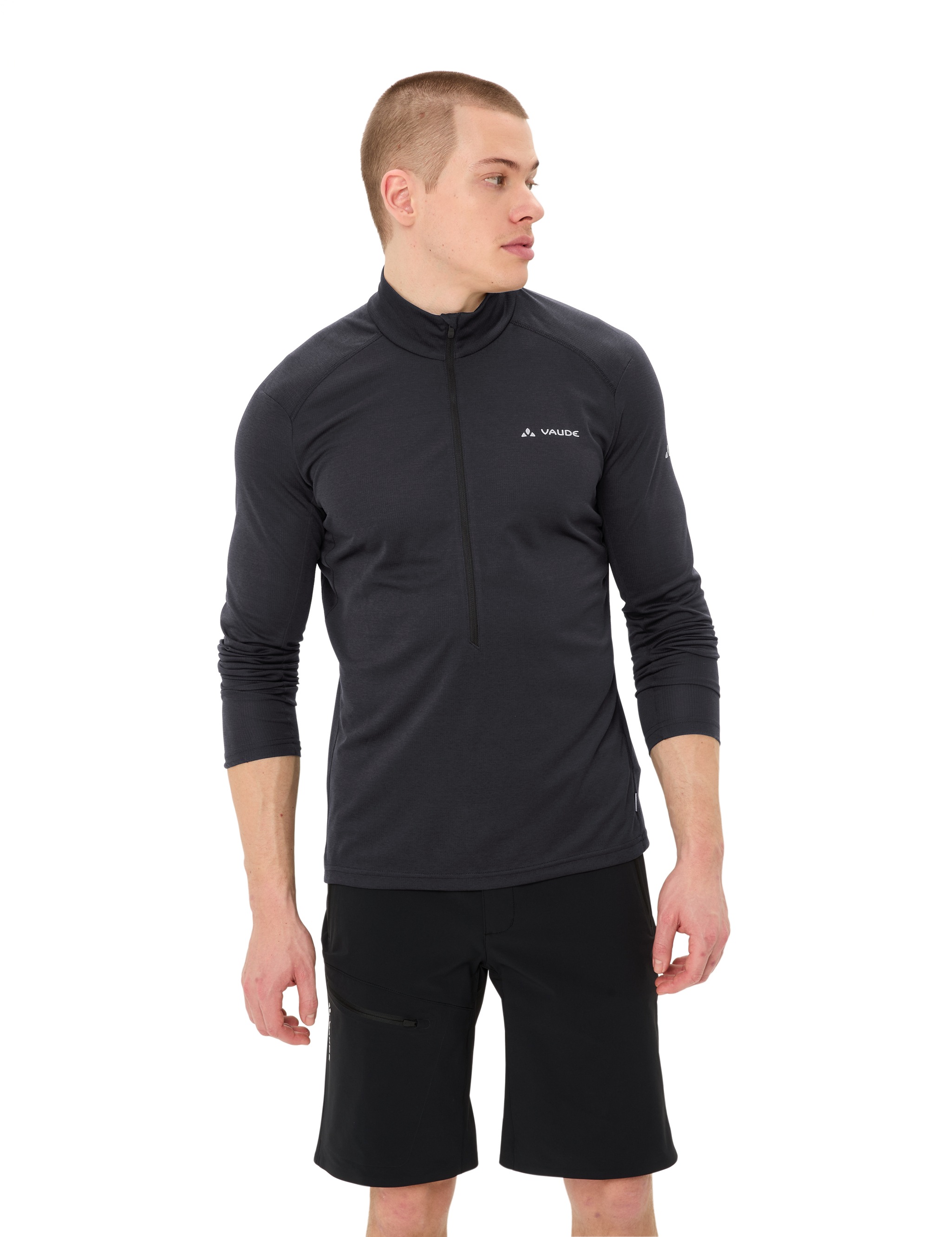 VAUDE Langarmshirt »MEN'S LARICE LIGHT SHIRT II« Langarm-Ausführung, mit Stehkragen, aus Polyester, normale Länge