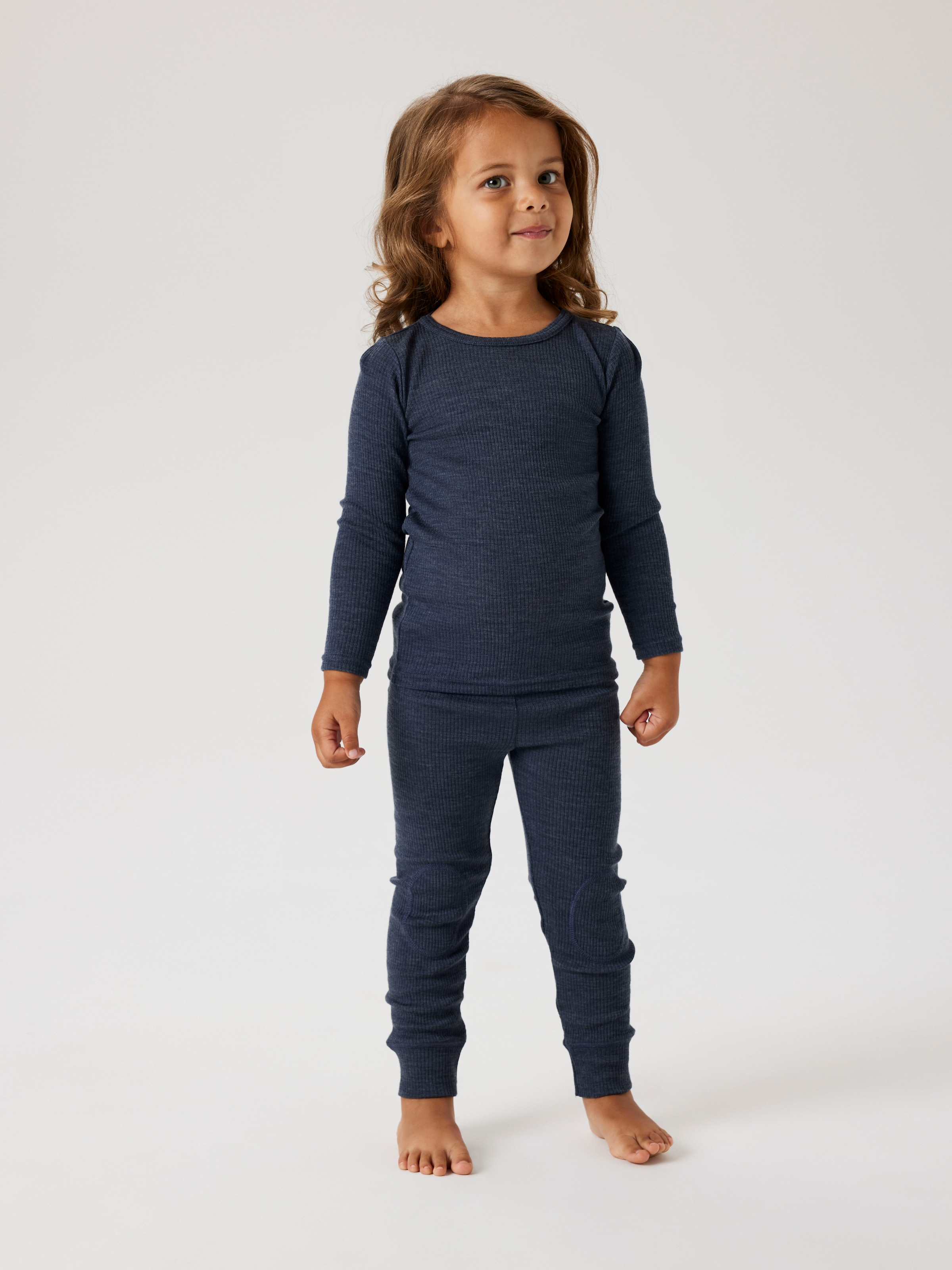 Name It Langarmshirt »NMNWAX WOOL RIB LS TOP NOOS«, aus reiner Merinowolle