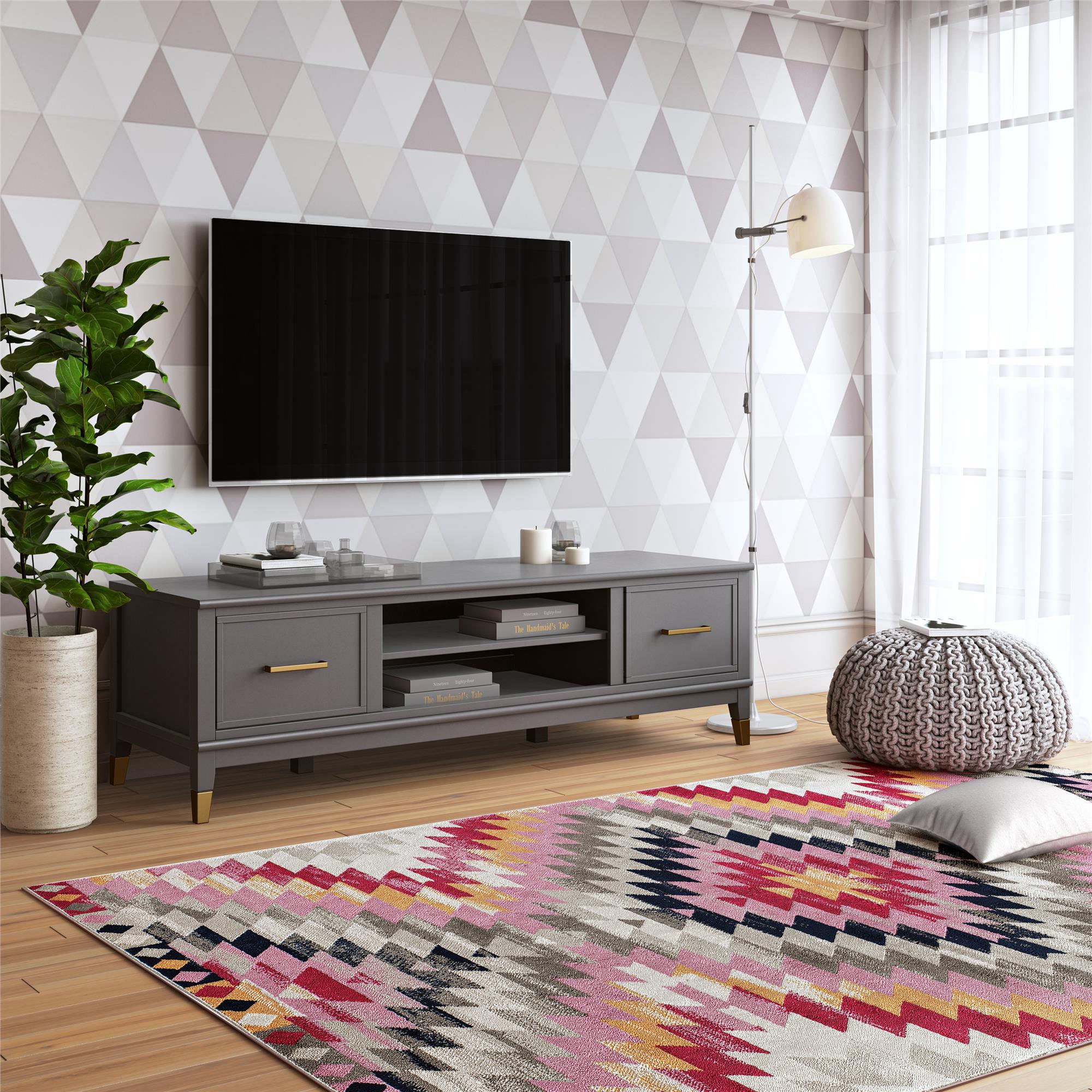 CosmoLiving by Cosmopolitan Table basse »Westerleigh« Kommode mit 3 x Kabeldurchführungen, MDF, Breite 152 cm