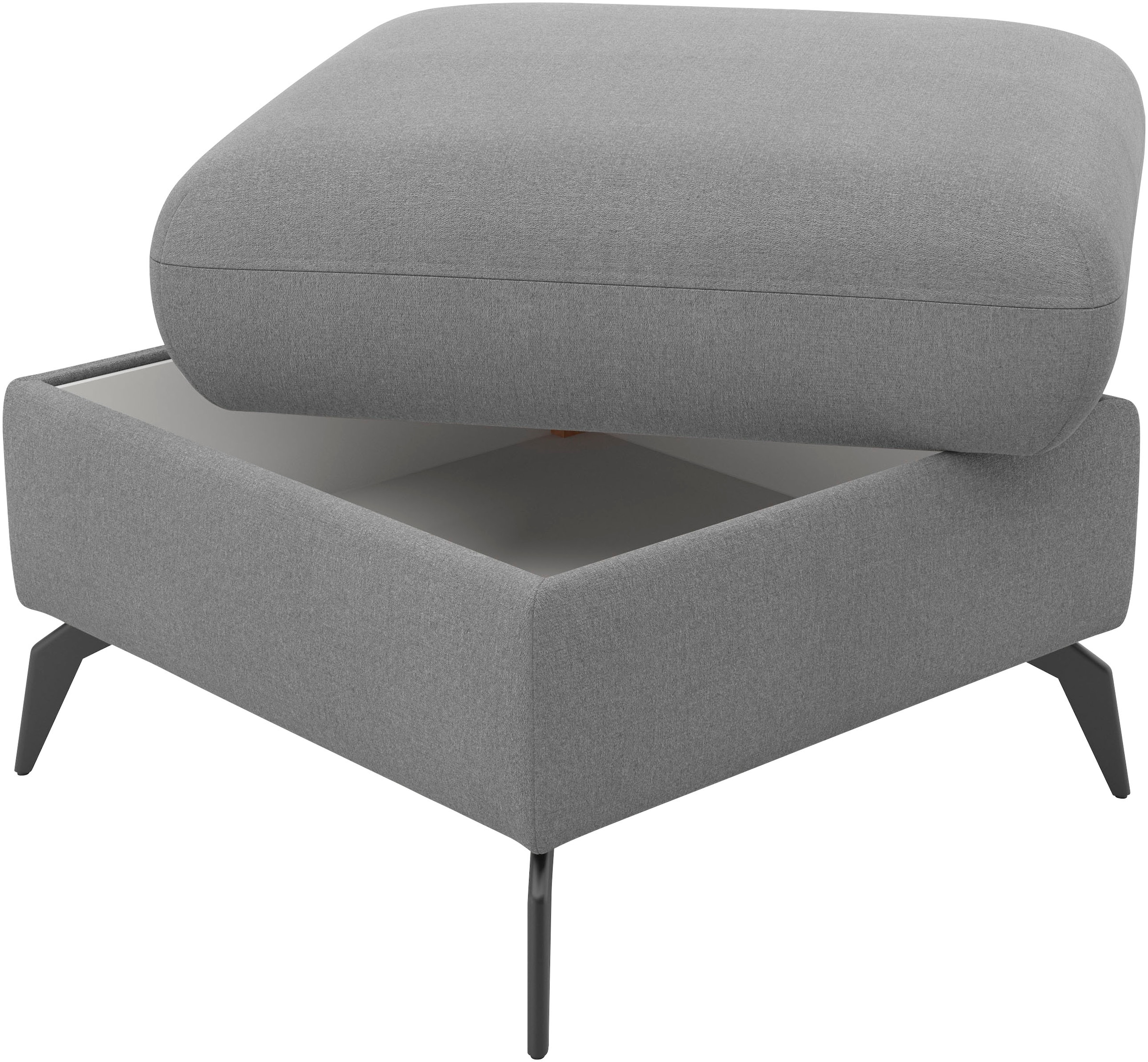 Home affaire Polsterhocker »Rochelle«, (1 St.), moderne 15 cm Metallfüsse