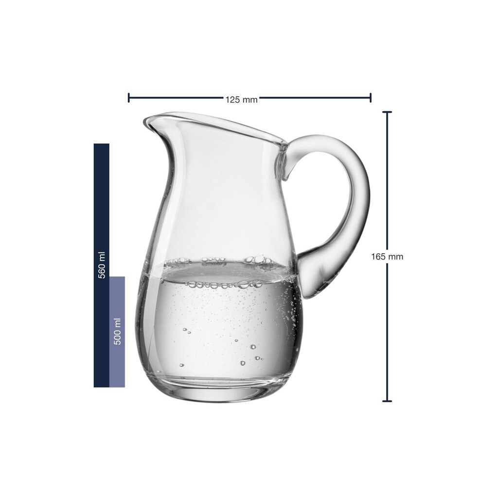 LEONARDO Wasserkrug »Krug Giardino 0.5 l,«