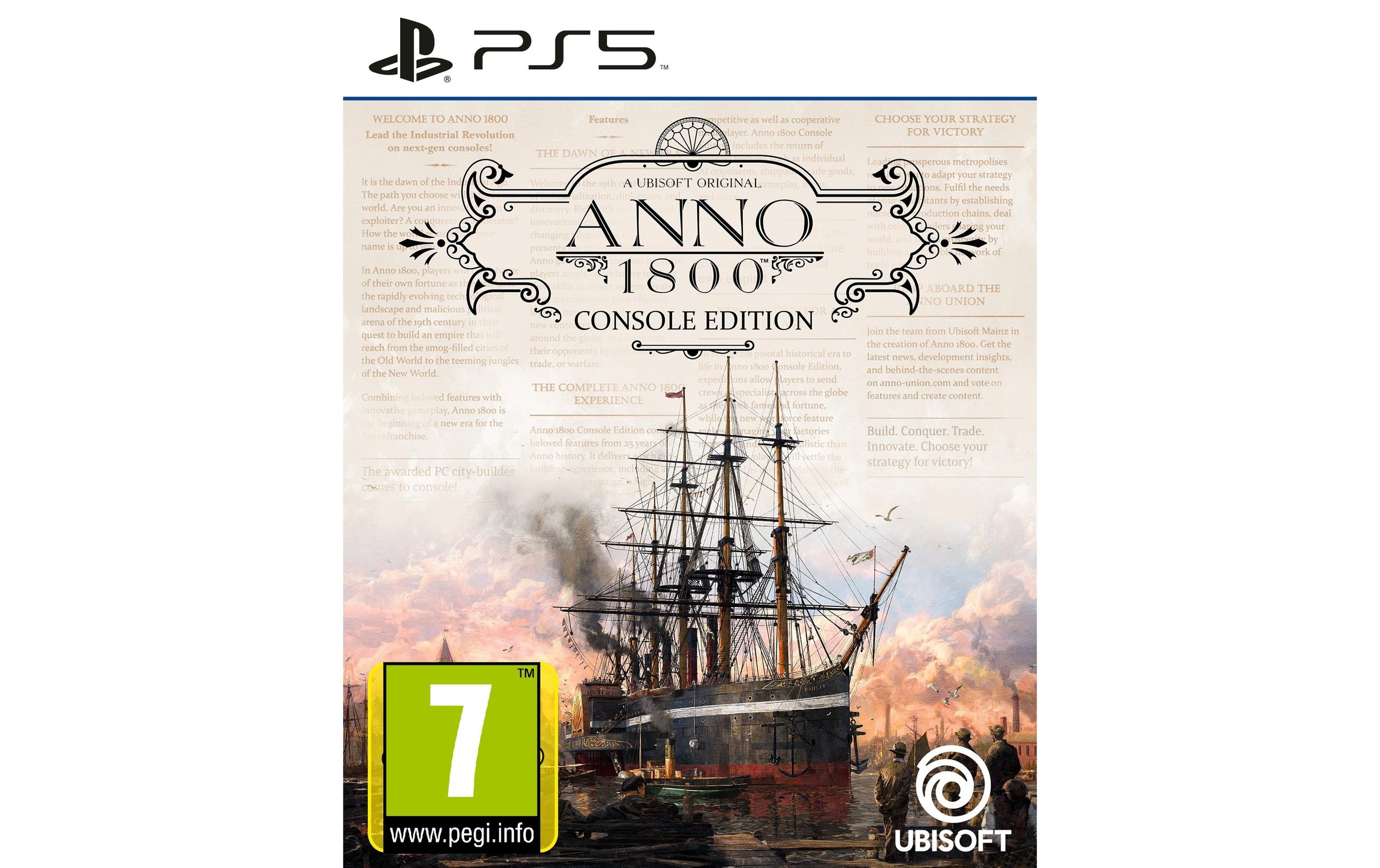 Spielesoftware »ANNO 1800 Console Edition, PS5«, PlayStation 5