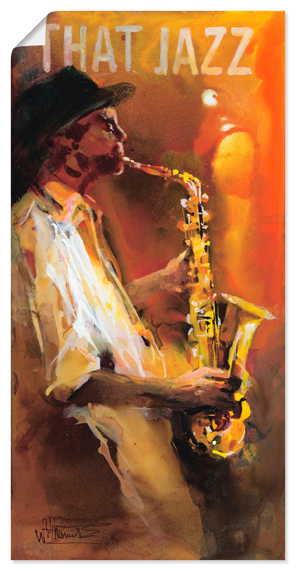 Image of Artland Poster "Jazz" Musiker 1 Stk. tlg. ohne Rahmen