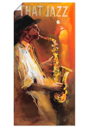 Wandbild »Jazz«, Musiker, (1 St.)