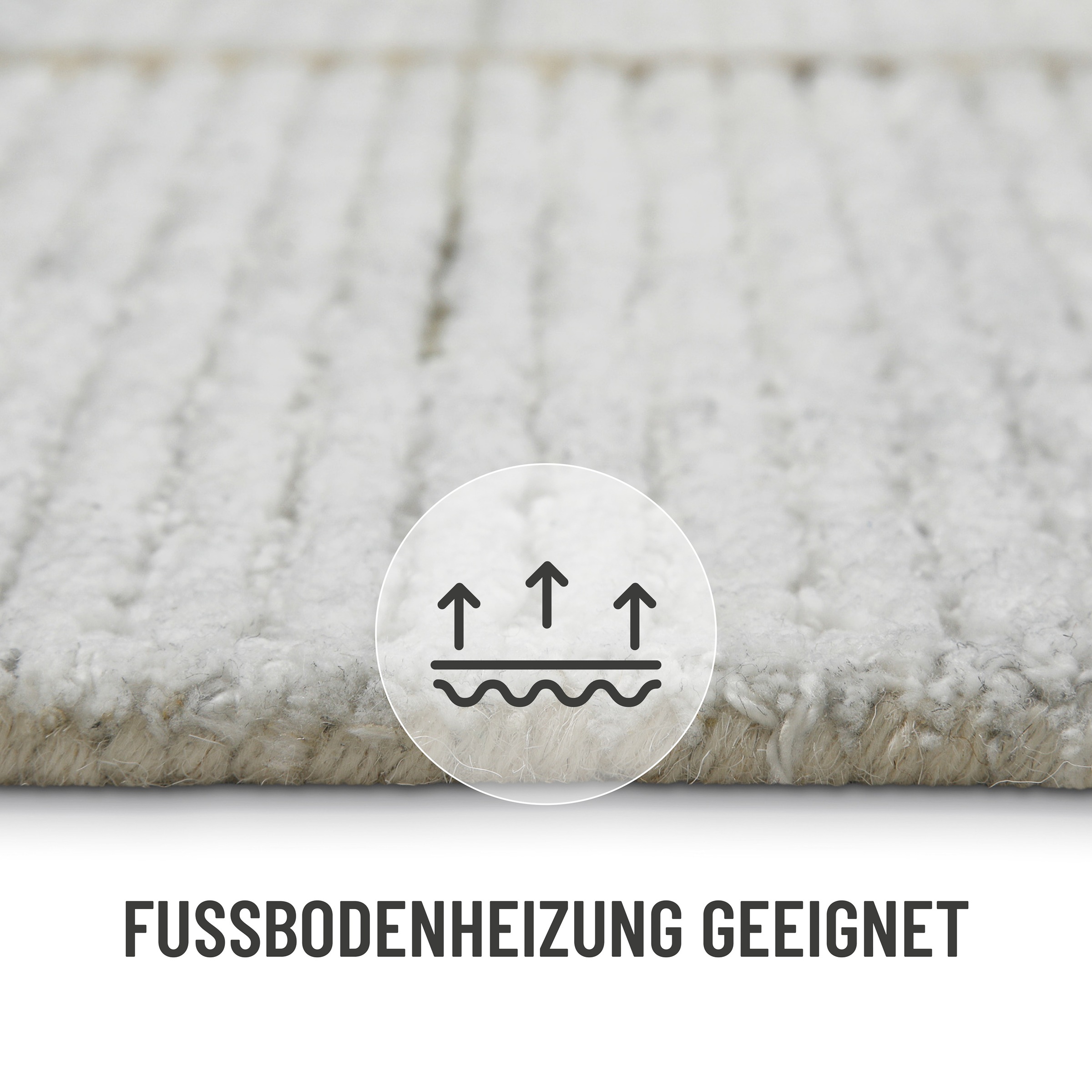 Wecon home Teppich »Hamptons TWENTYTWO«, rechteckig, 10 mm Höhe, Läufer, Fasermix, Kurzflor, Wohnzimmer, elegant, geometrisch