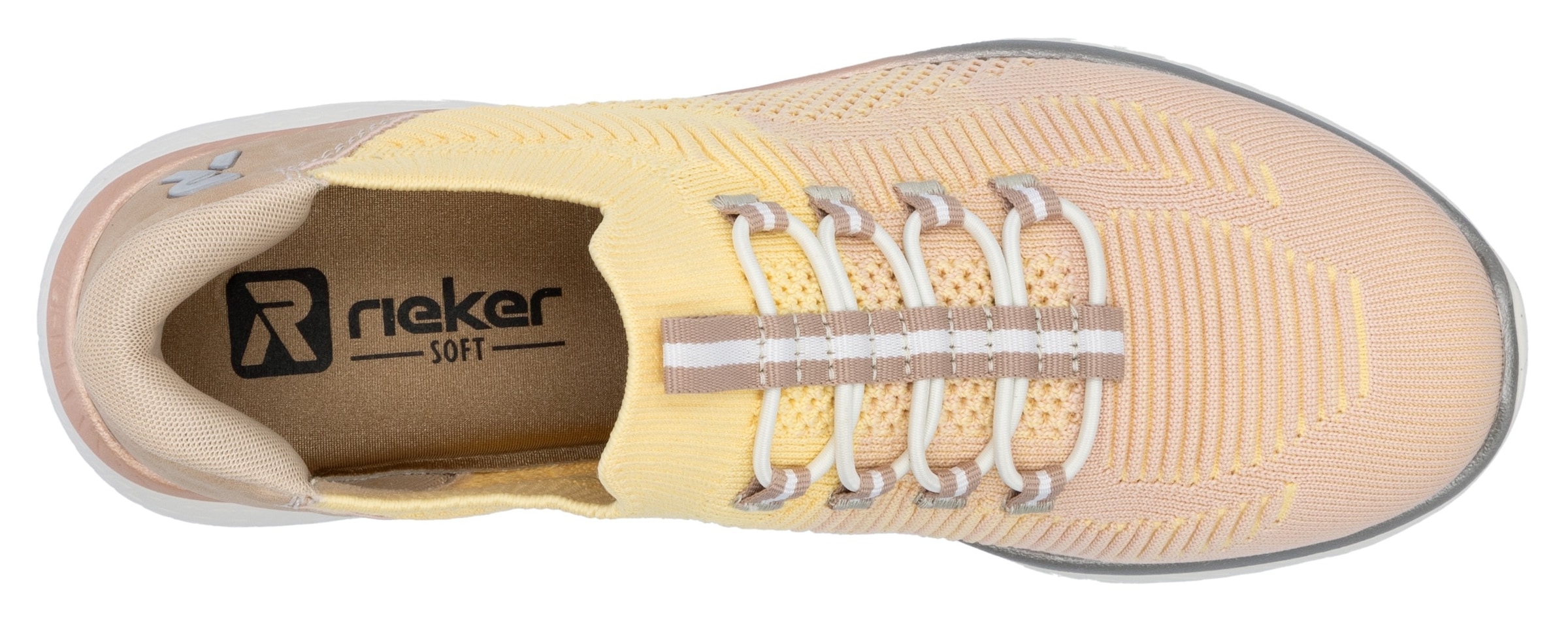 RIEKER Sport Slip-On Sneaker »Ready2GO«  , Halbschuh, Freizeitschuh, Slipper mit MemoSoft-Innensohle
