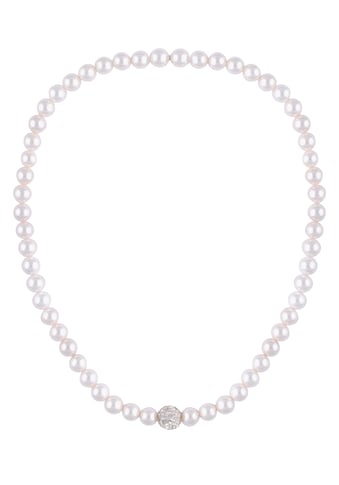 Perlenkette »Geschenk Halskette Perlencollier, 10646213«, mit Strassstein - mit...