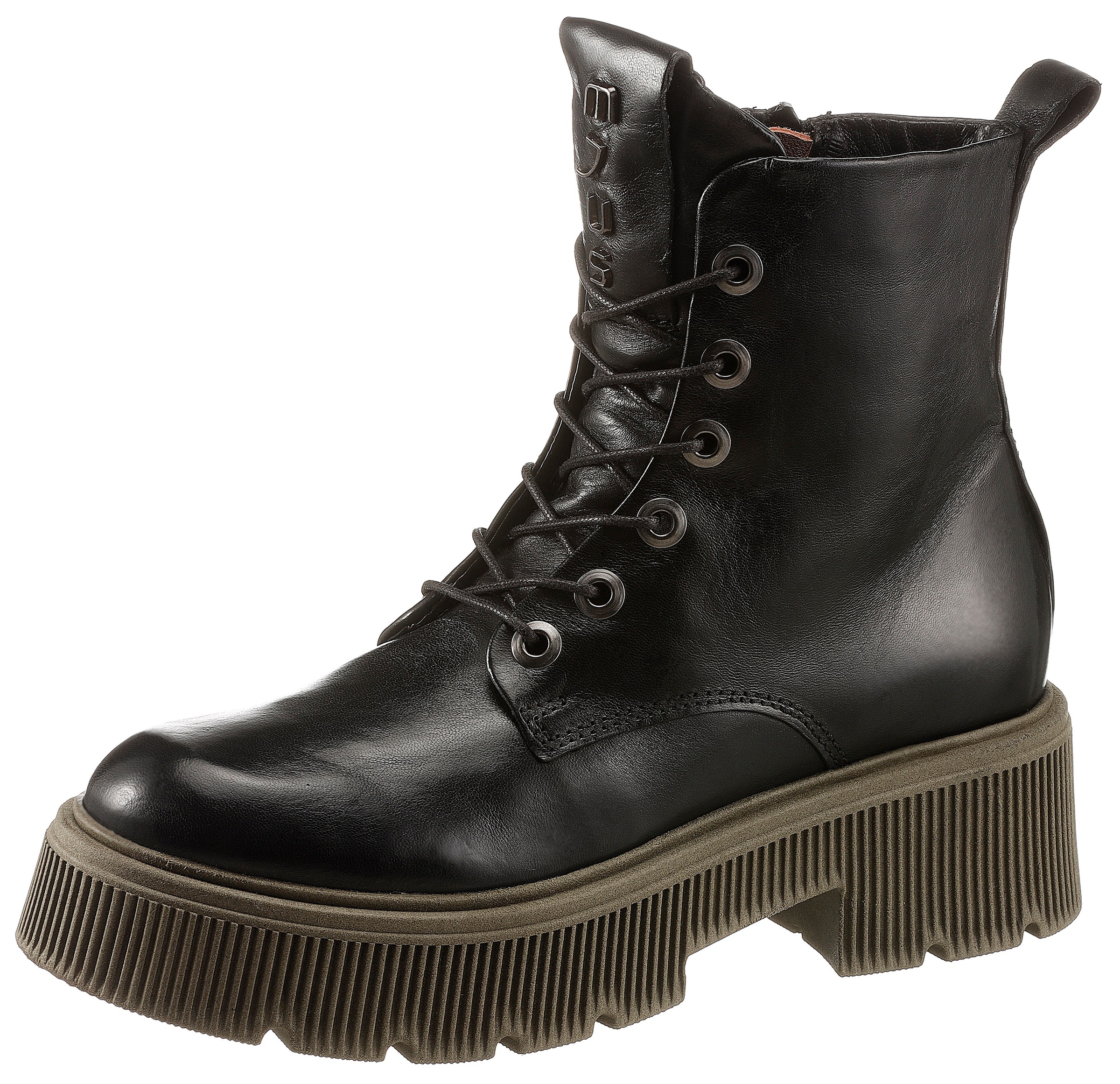 Image of Mjus Schnürstiefelette »BOMBACOLOR«, mit wertigem Logoschriftzug bei Ackermann Versand Schweiz