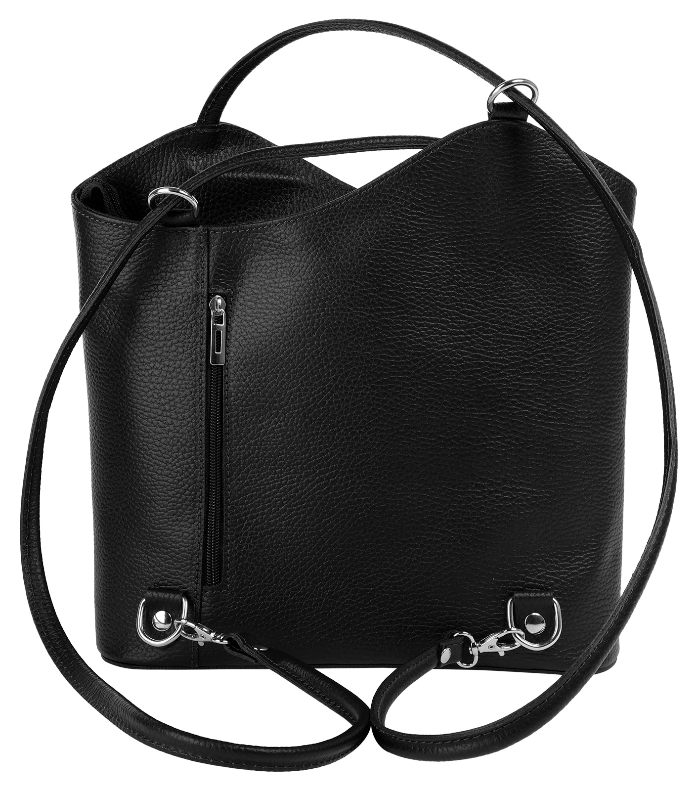 Cluty Cityrucksack, echt Leder, Made in Italy