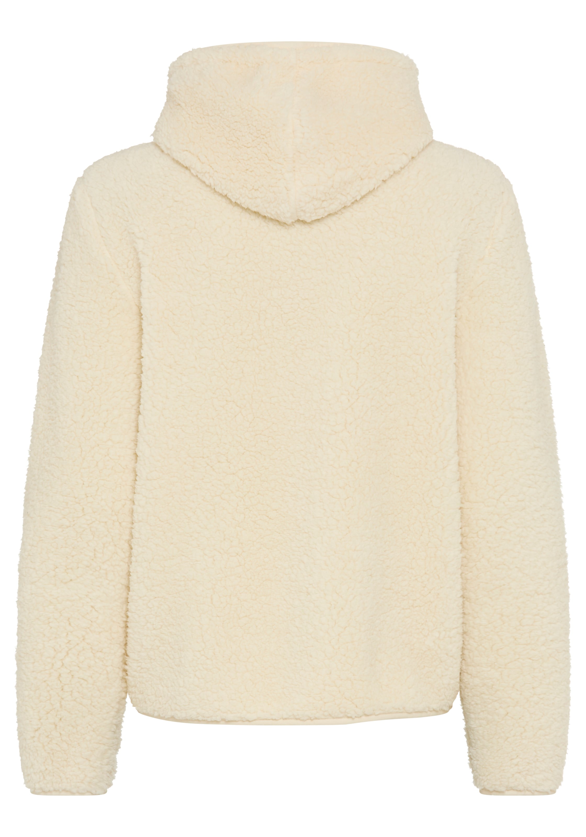 Laura Scott Fleecepullover, 1 aus kuscheligem Teddyfleece mit Kapuze und Reissverschluss
