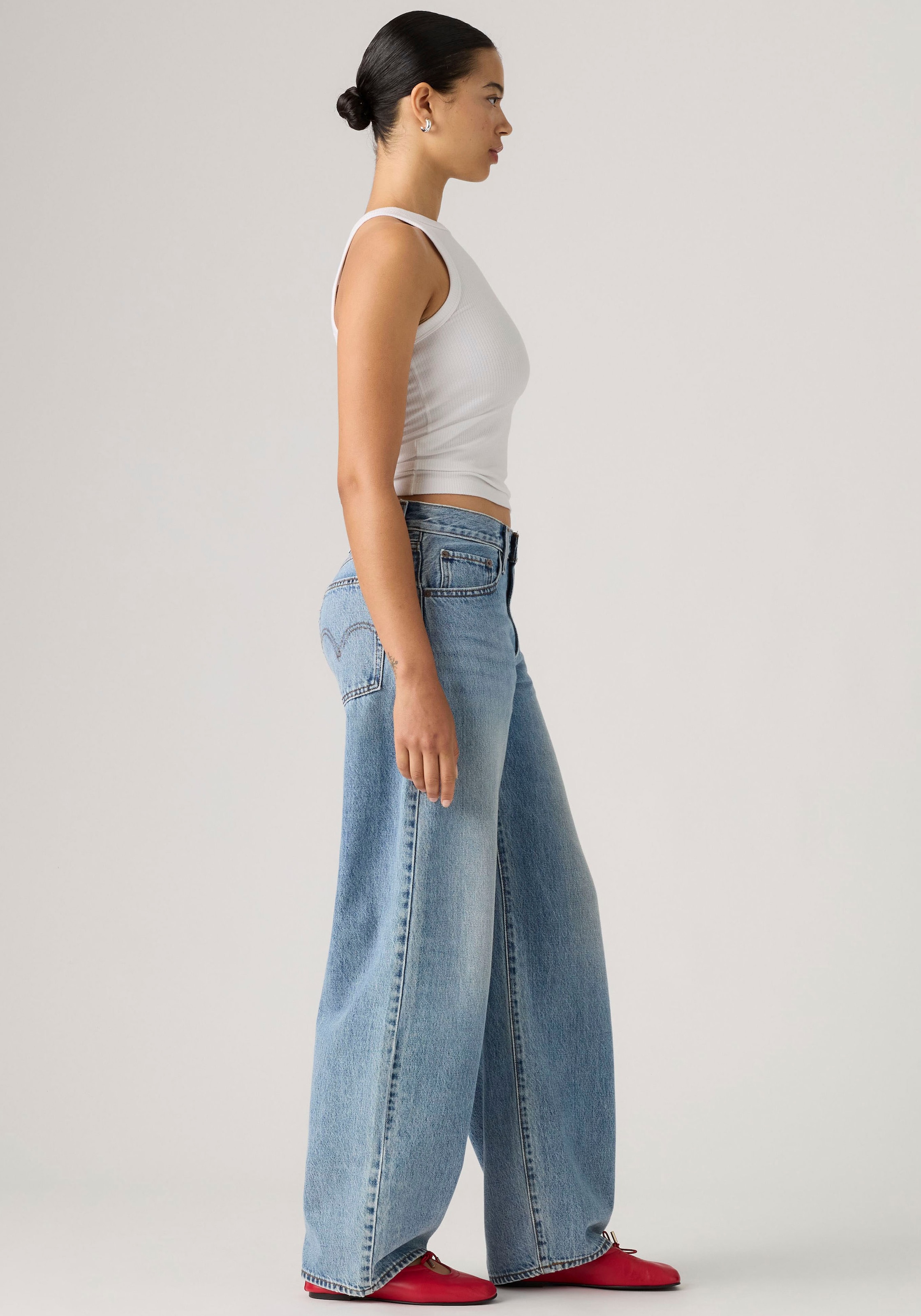 Levi's® 5-Pocket-Jeans »MIDDY BALLOON« mit weitem Bein