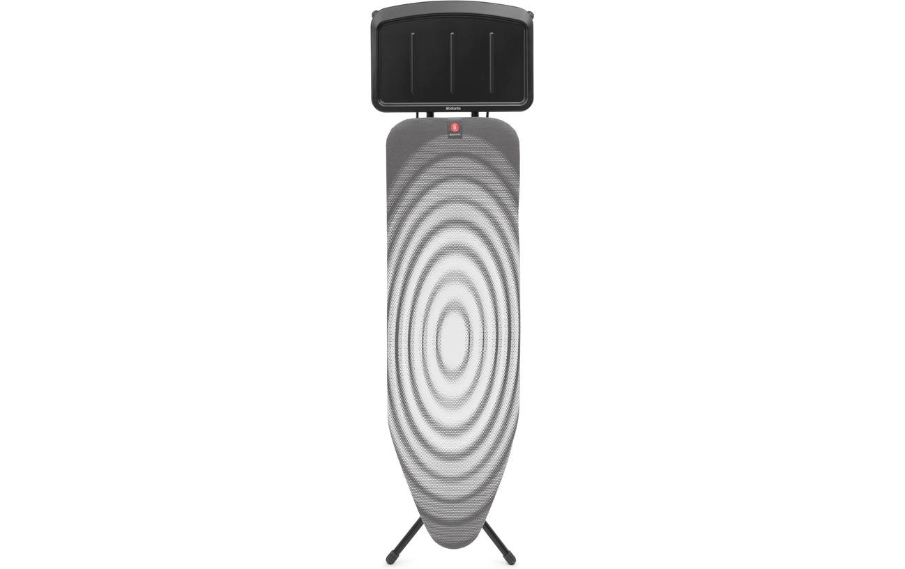 Image of Brabantia Bügelbrett "mit Dampfstationsablage 101083 Titan Oval/Black"