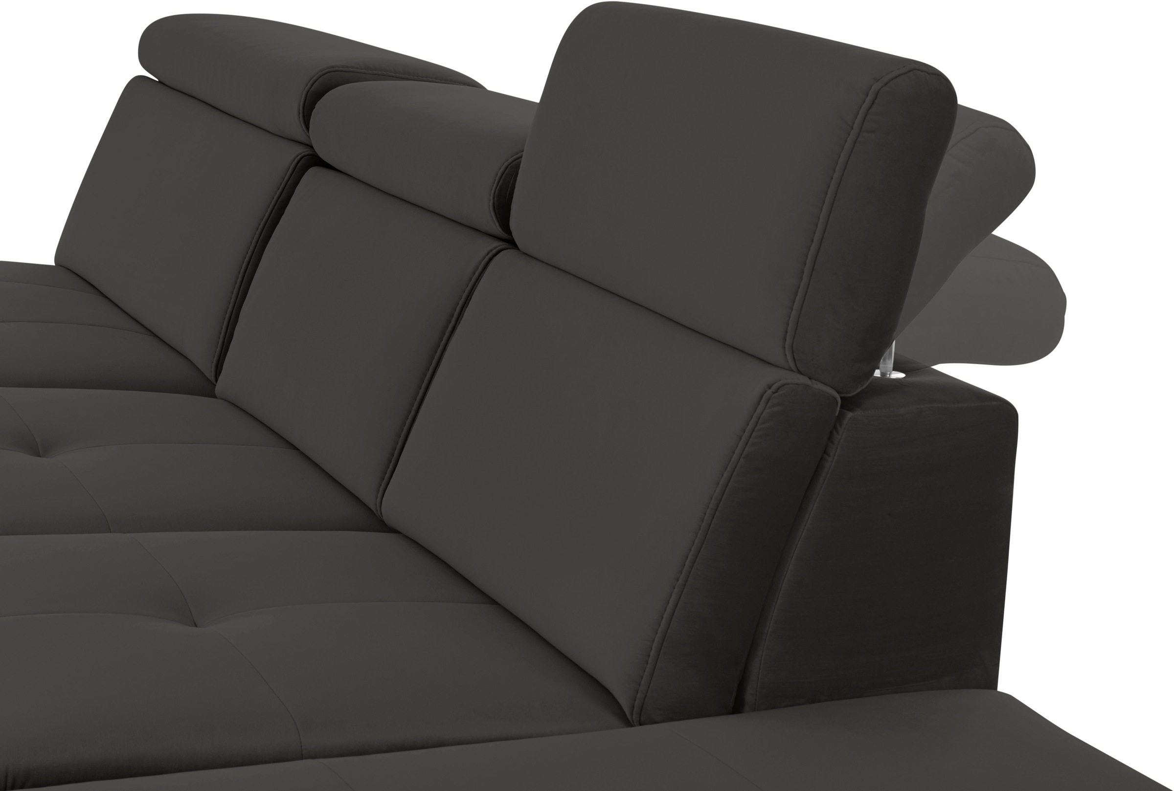 Home affaire Ecksofa »Cardiz L-Form« inkl.Kopfteilverstellung und Federkern wahlweise mit Bettfunktion