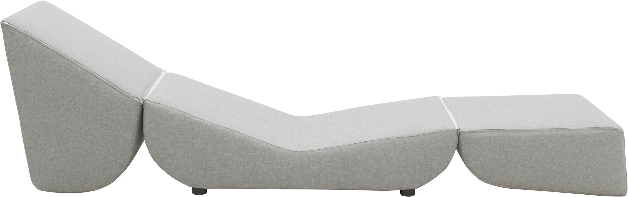 DOMO collection Loungesessel »VENDY Outdoor«, (1 St.), Zum Schlaf-und Relaxsessel wandelbar