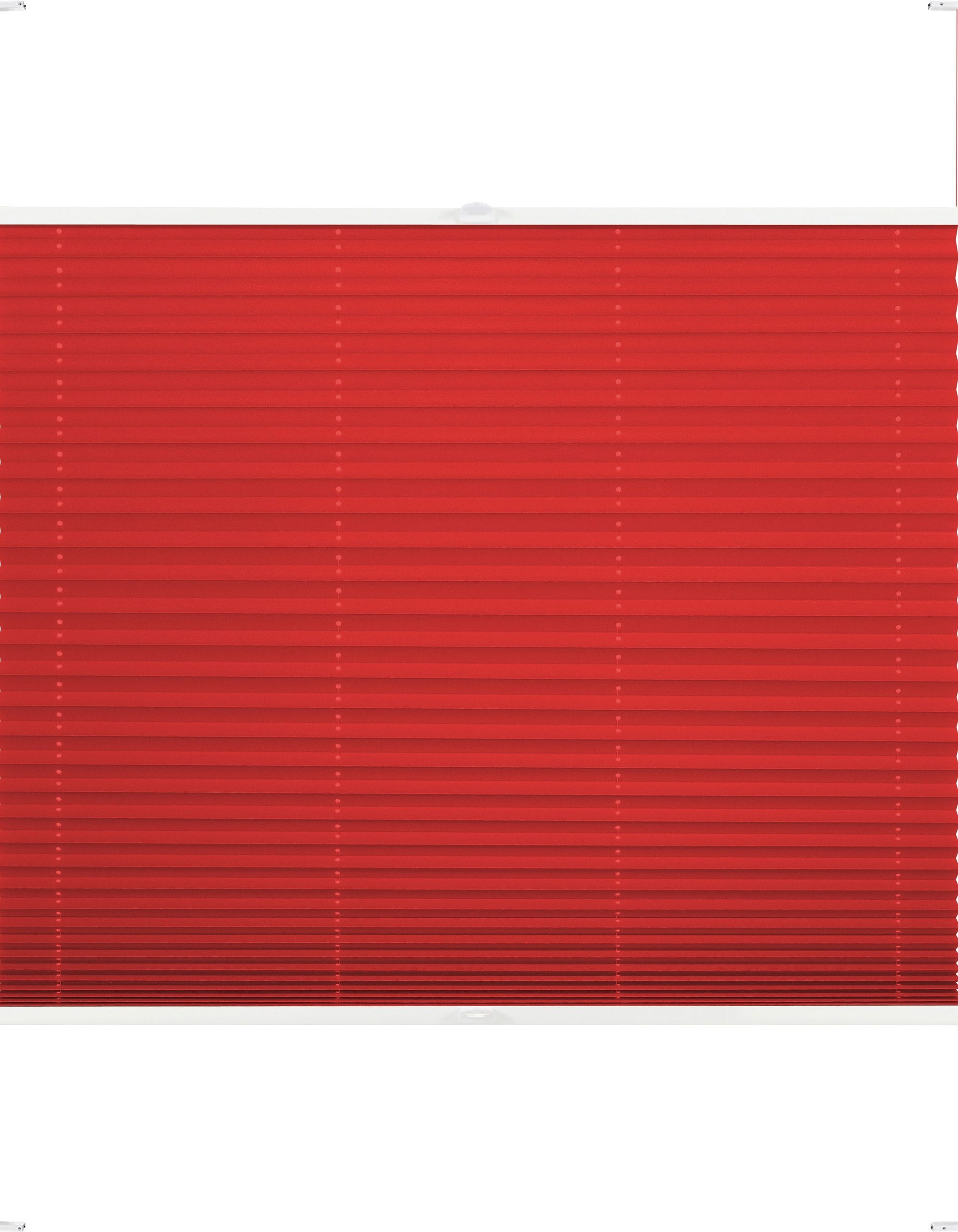 Image of Good Life Plissee nach Mass »Rena«, verdunkelnd, energiesparend, mit Bohren, verspannt, weisse Profilschiene, Stoffmuster erhältlich bei Ackermann Versand Schweiz