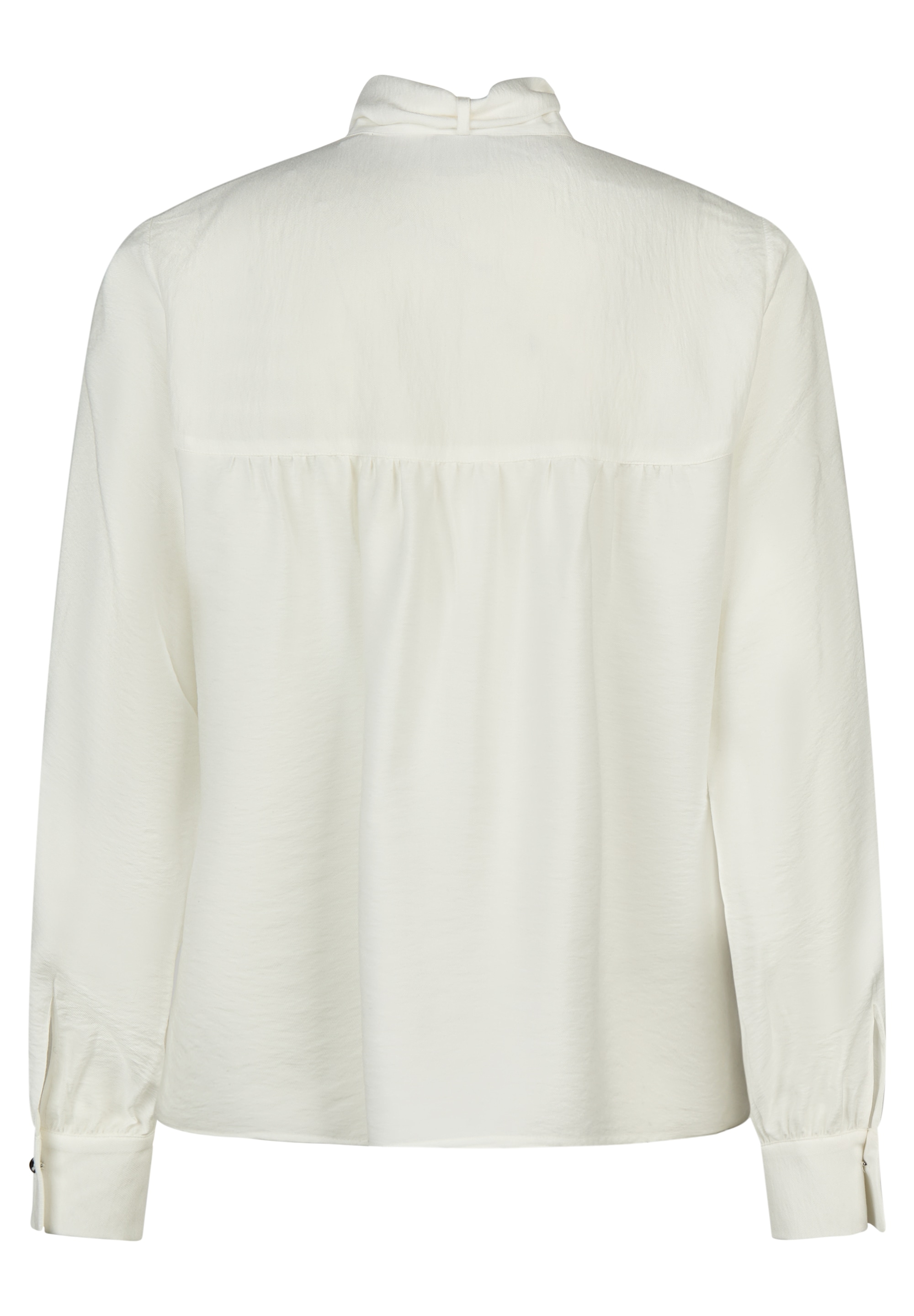 Rabe Langarmbluse Viskose-Bluse mit grosser Schleife