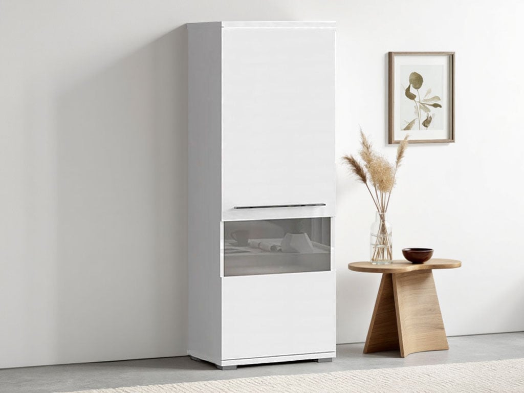 GOODproduct Vitrine »Piano« (H/B/T): 161,4/60/40,2cm,  UV lackiert, Soft-Close Funktion