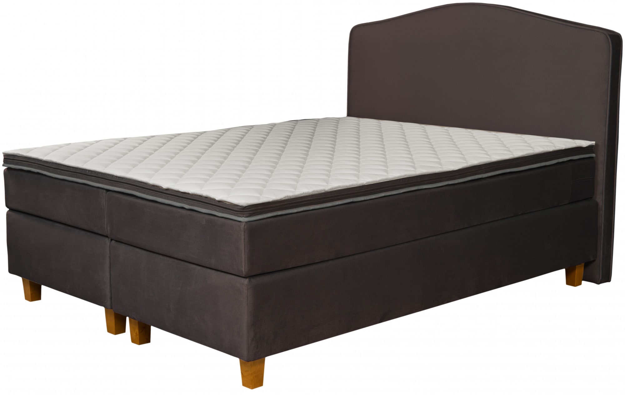 INOSIGN Boxspringbett »Jalma«, Füsse aus massiver Birke ; Inkl. Topper