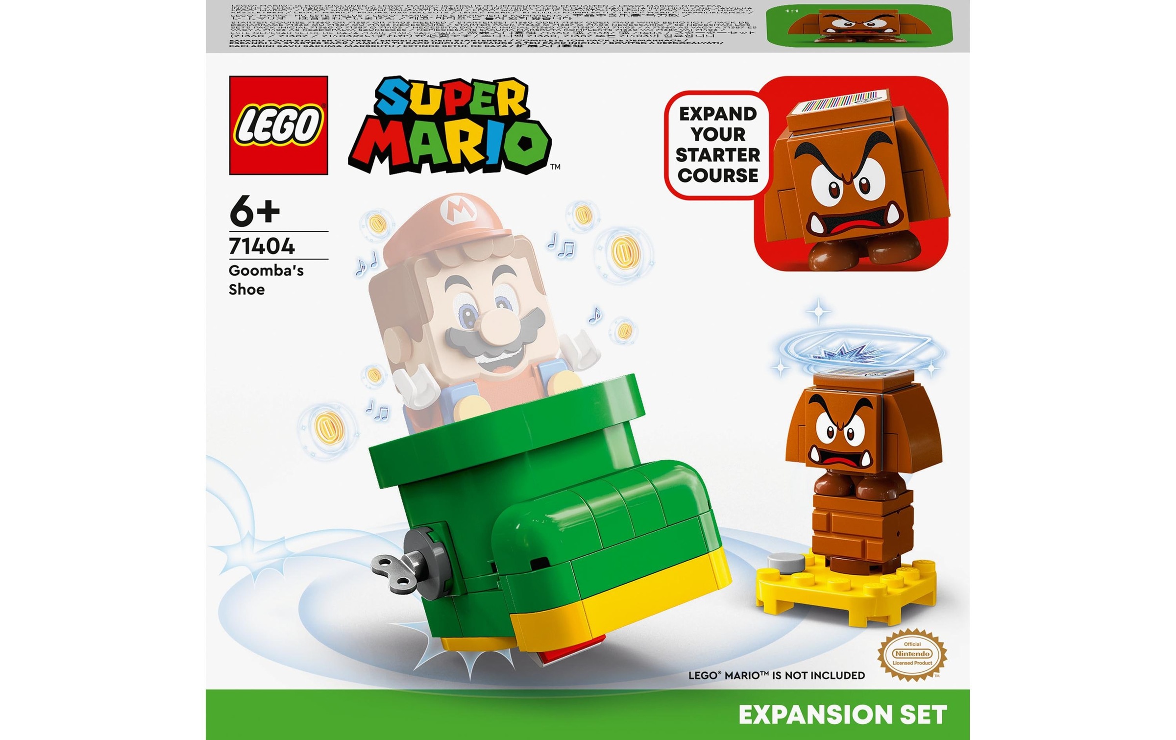 Image of LEGO® Konstruktionsspielsteine »LEGO Super Mario Gumbas Schuh«, (76 St.) bei Ackermann Versand Schweiz