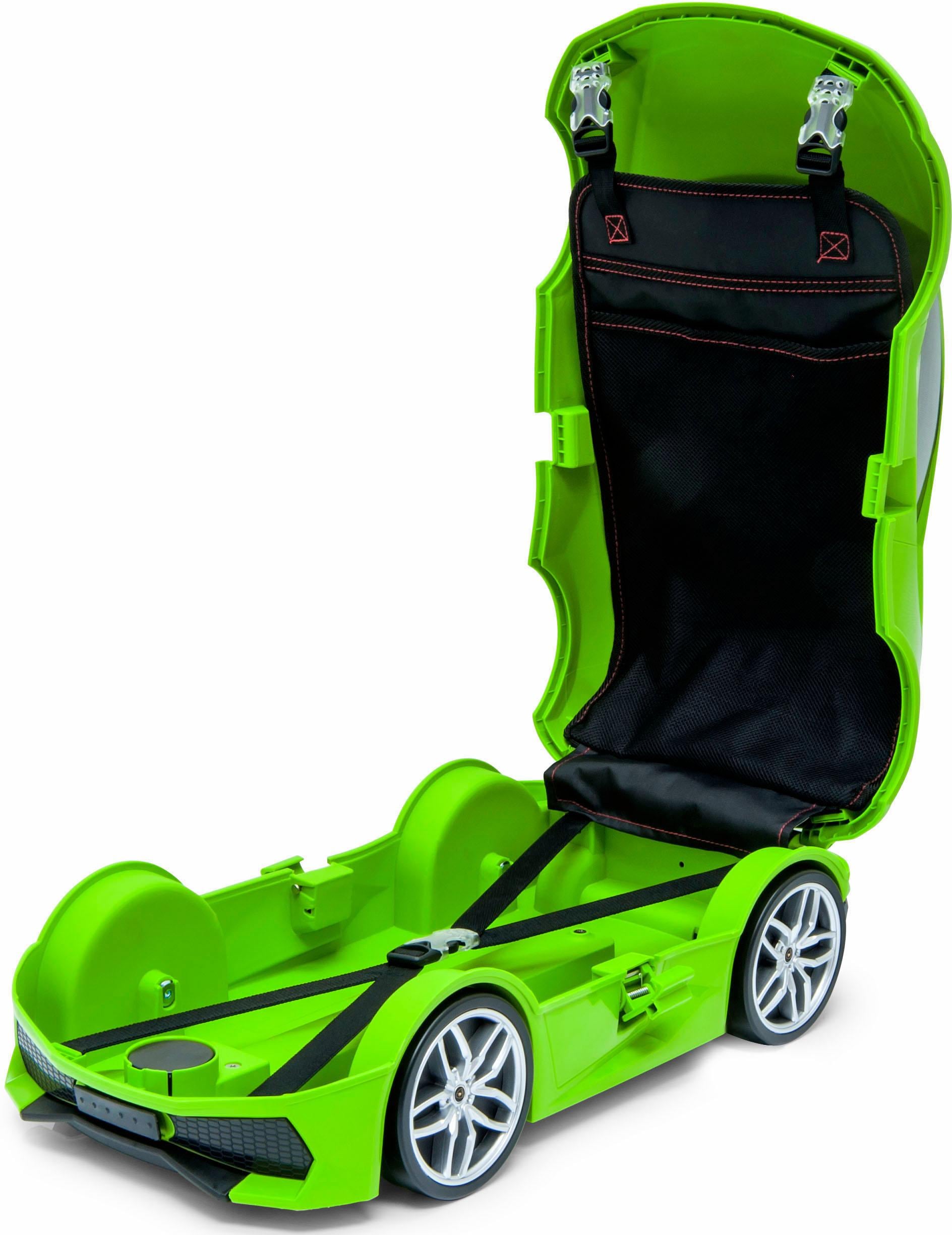 Packenger Hartschalen-Trolley »Lamborghini«, 4 Rollen, Kinderreisegepäck Kindertrolley Handgepäck-Koffer