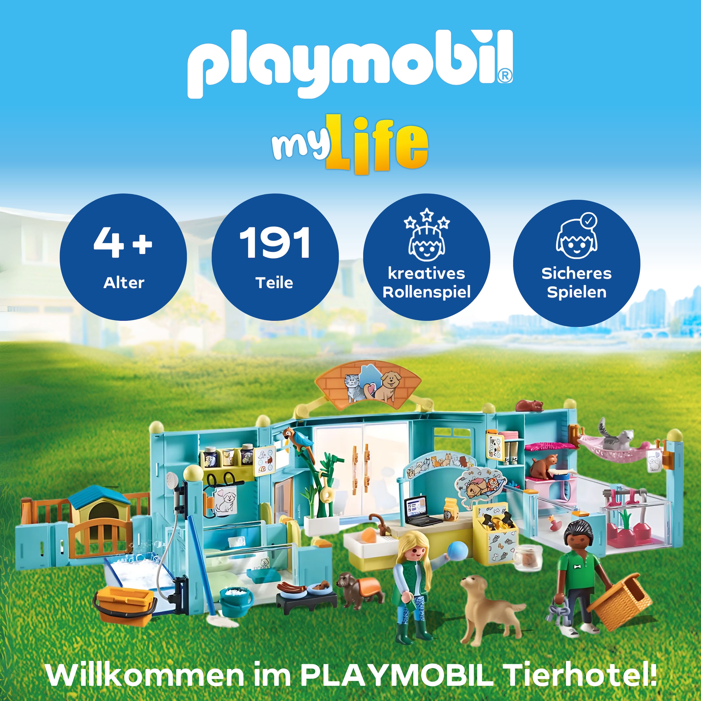 Playmobil® Jeu de construction »Tierhotel (71742), Playmobil My Life« Made in Europe