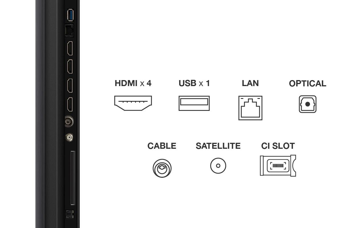 TCL Téléviseur QLED »85C6K« 216 cm/85 ″