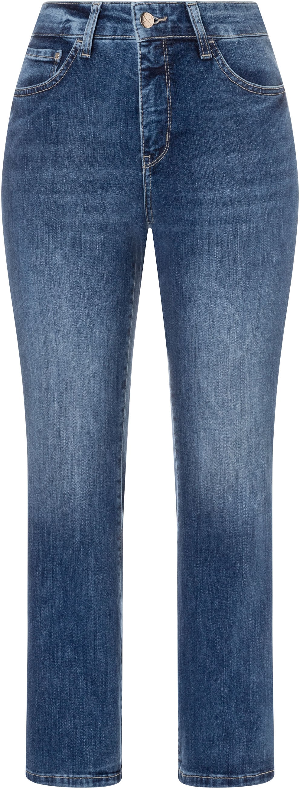 MAC Jeans 3/4 »Dream Kick« ourlet raccourci à la mode et légèrement évasé
