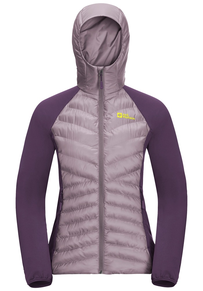 Jack Wolfskin Hybridjacke »ROUTEBURN PRO HYBRID W«, mit Kapuze