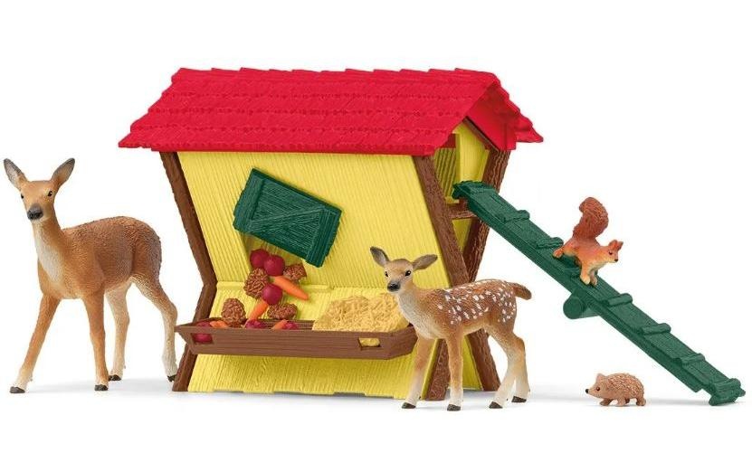 Image of Schleich Spielwelt "Farm World Fütterung der Waldtiere"