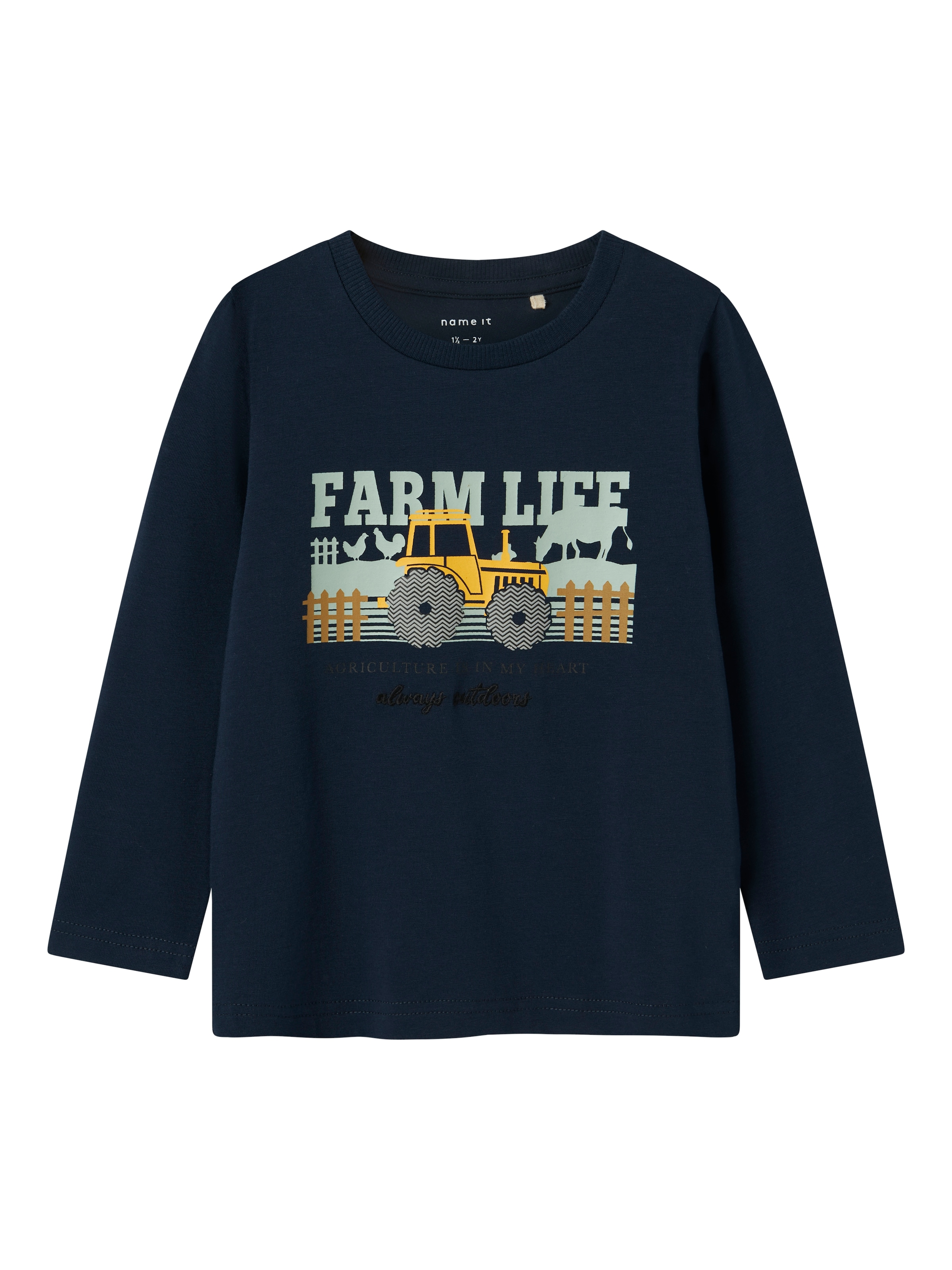 Name It Langarmshirt »NMMLACTOR 2P LS TOP BOX«, (Packung, 2 tlg.)