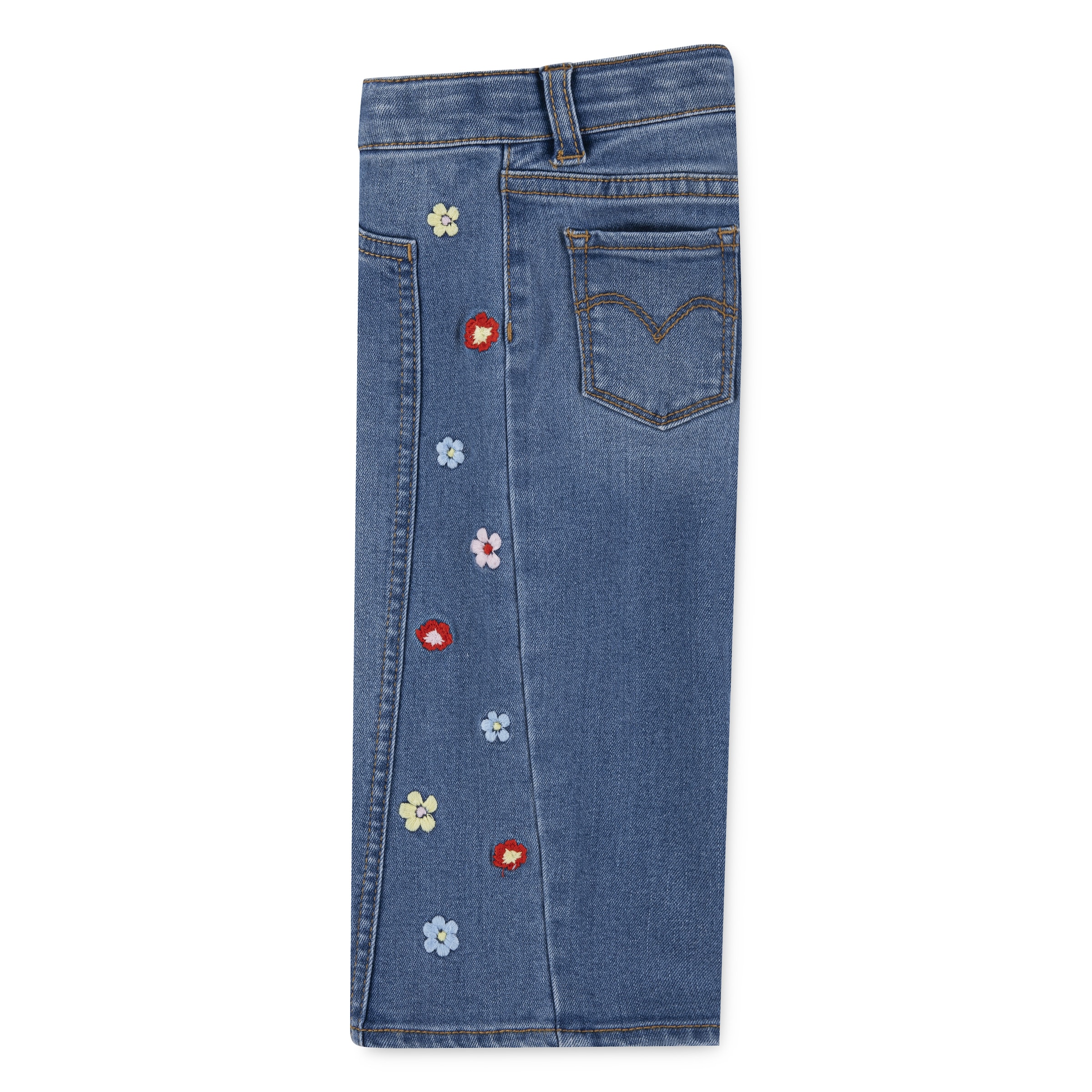 Levi's® Kids Langarmshirt & Hose »LVG CROCHET LEVI'S TOP,JEANS«, mit Blümchenstickereien - for GIRLS