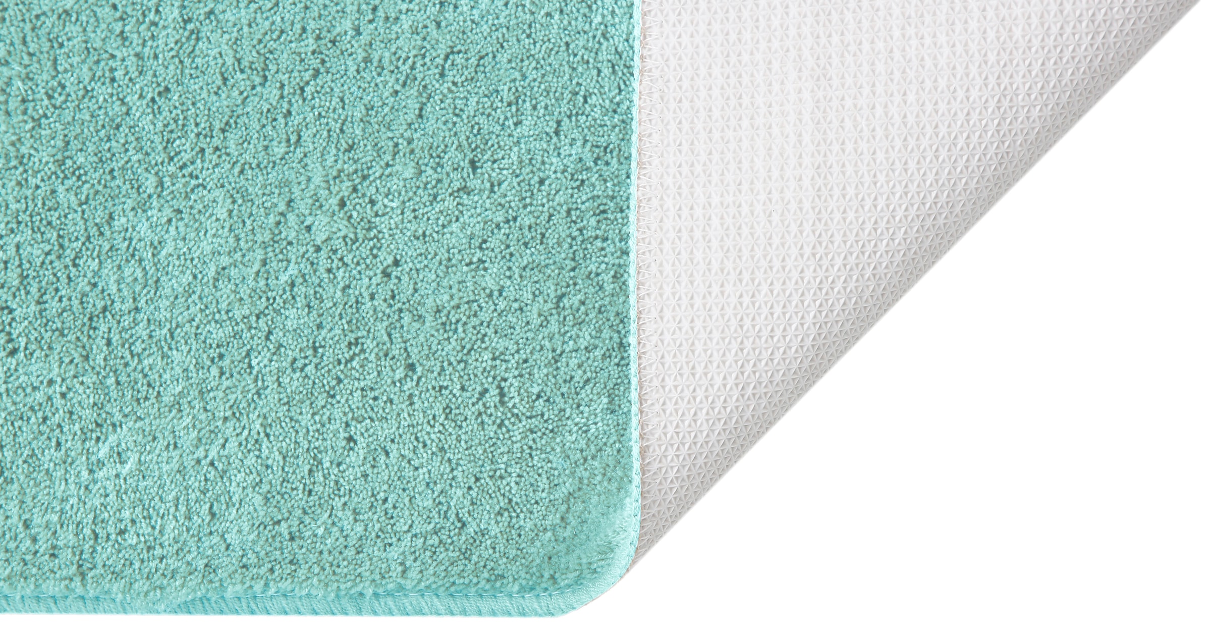 my home Badematte »Merida Kurzflor, Badteppich, Badvorleger, Badezimmer Teppich«, rutschhemmend beschichtet, fussbodenheizungsgeeignet-schnell trocknend-strapazierfähig, Badematten, Uni Farben, als halbrund und rechteckig erhältlich