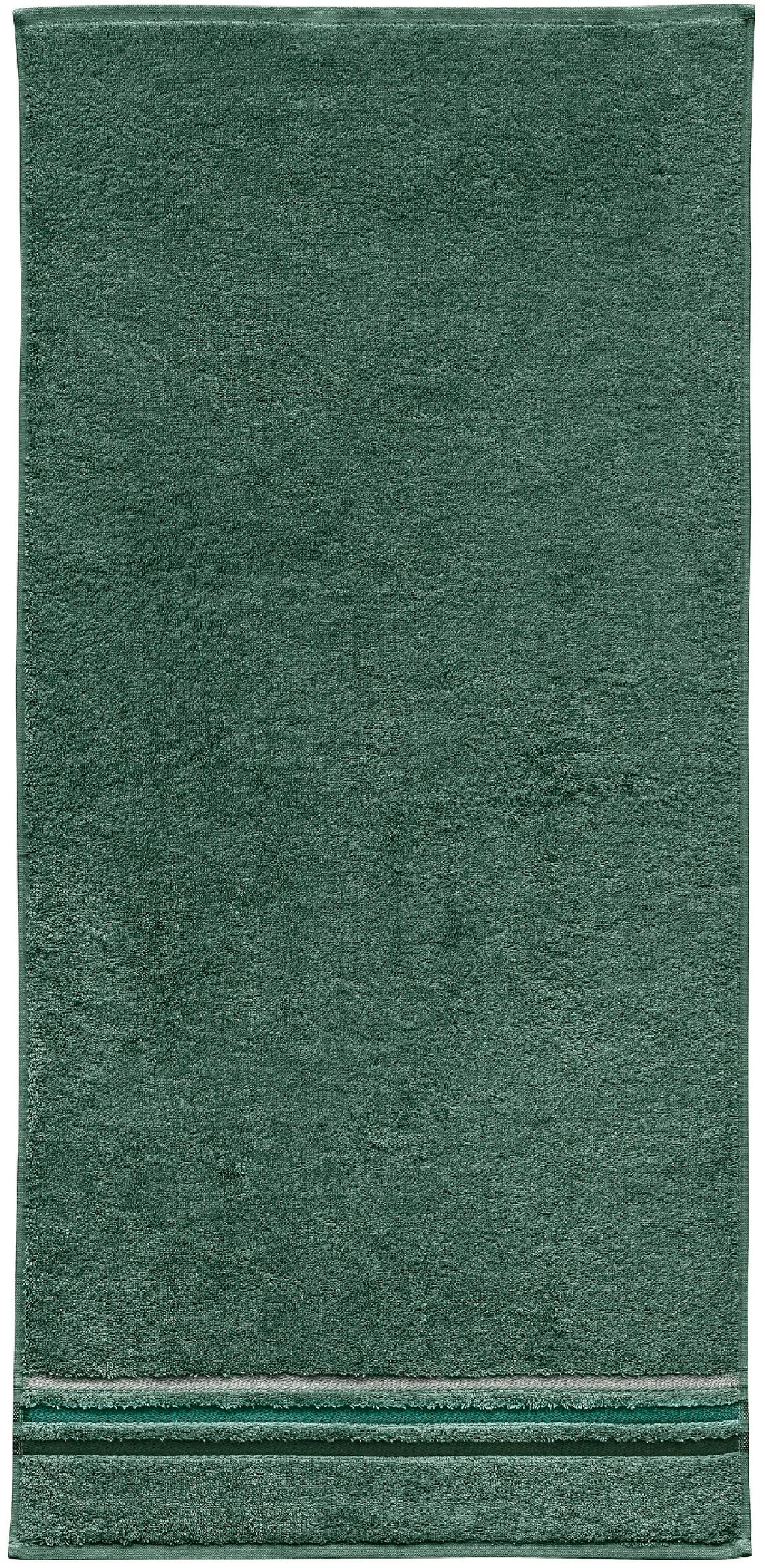 Schiesser Handtücher »Skyline Color aus 100 % Baumwolle mit eleganter Streifenbordüre«, (Set, 4 St., 4 Handtücher (50x100 cm), MADE IN GREEN by OEKO-TEX®