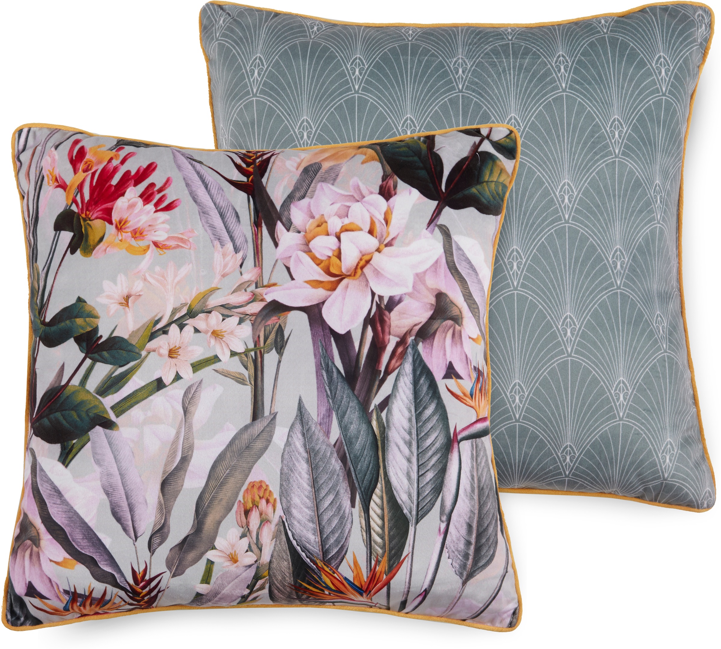 Image of Descanso Dekokissen »Modena«, (1 St., 1 48x48 cm Dekokissen-Mit Biese), mit Blumendruck bei Ackermann Versand Schweiz
