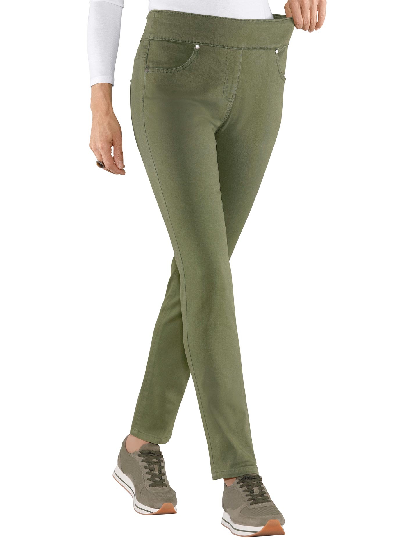 Stretch-Jeans mit Dehn-Einsatz