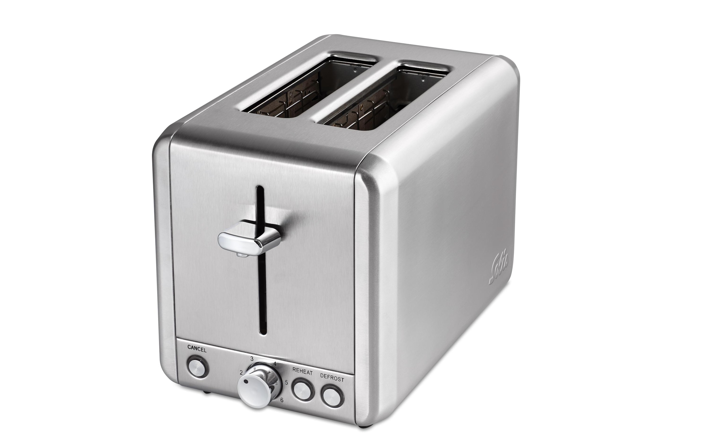 SOLIS OF SWITZERLAND Grille-pain »Steel 8002 Silberfarben« für 2 disques 925 W