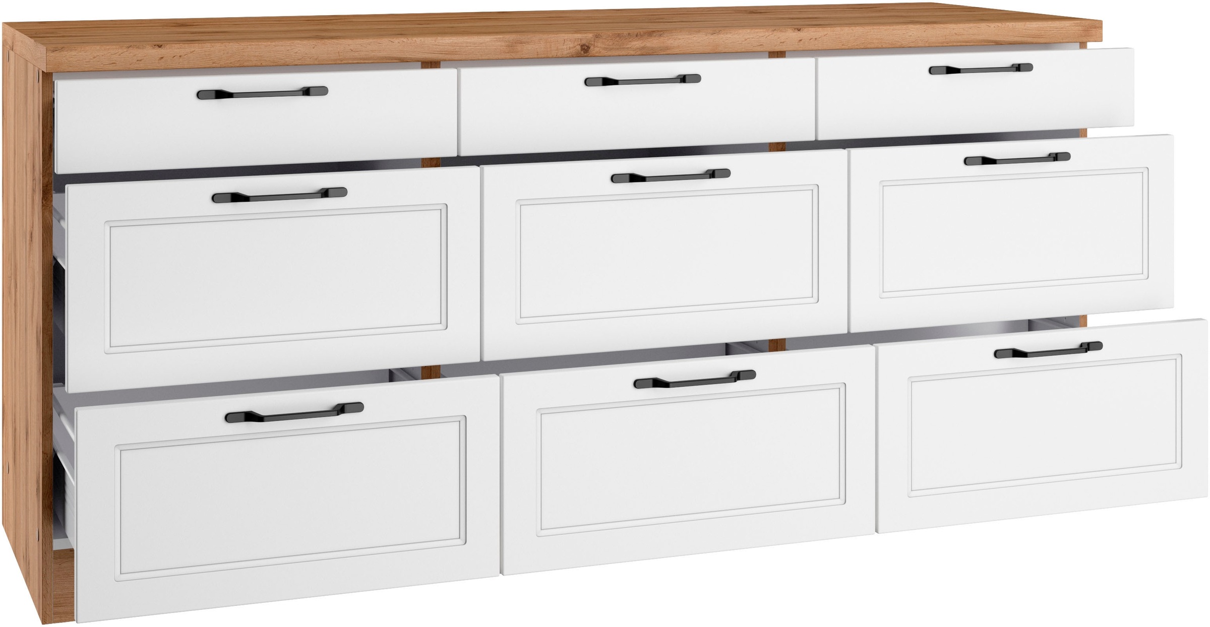 KOCHSTATION Armoire basse »KS-Lana« largeur 180 cm