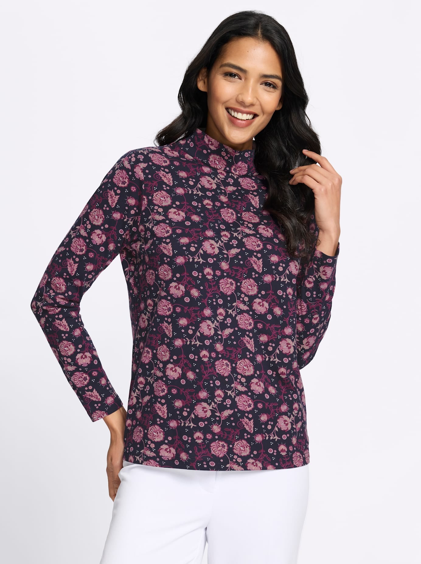 Classic Basics Stehkragenshirt »Stehkragen-Shirt« 1