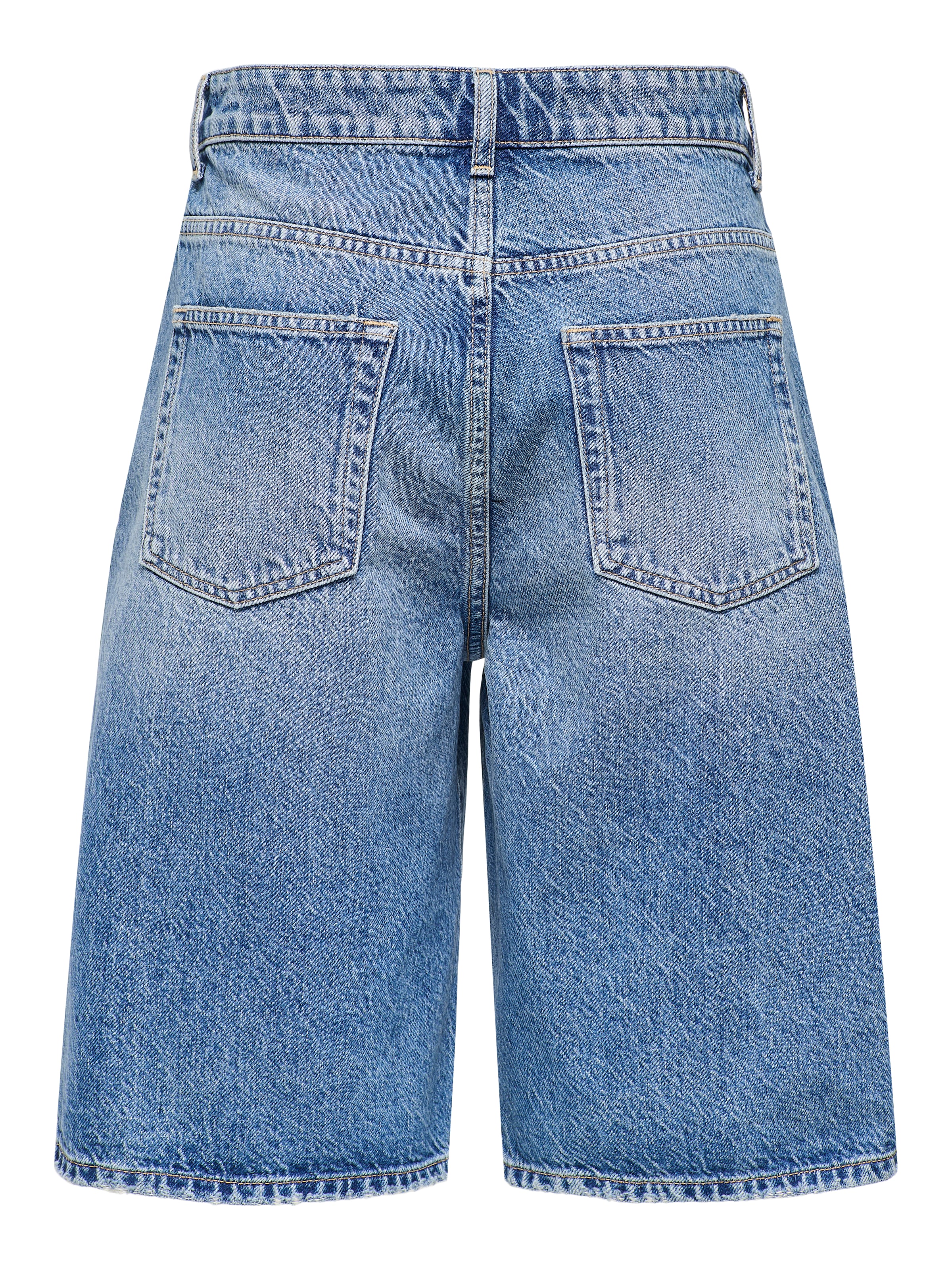 ONLY Bermuda en jean »ONLMATE REG BAGGY LONG SHORTS DNM NOOS« Coton, taille régulière