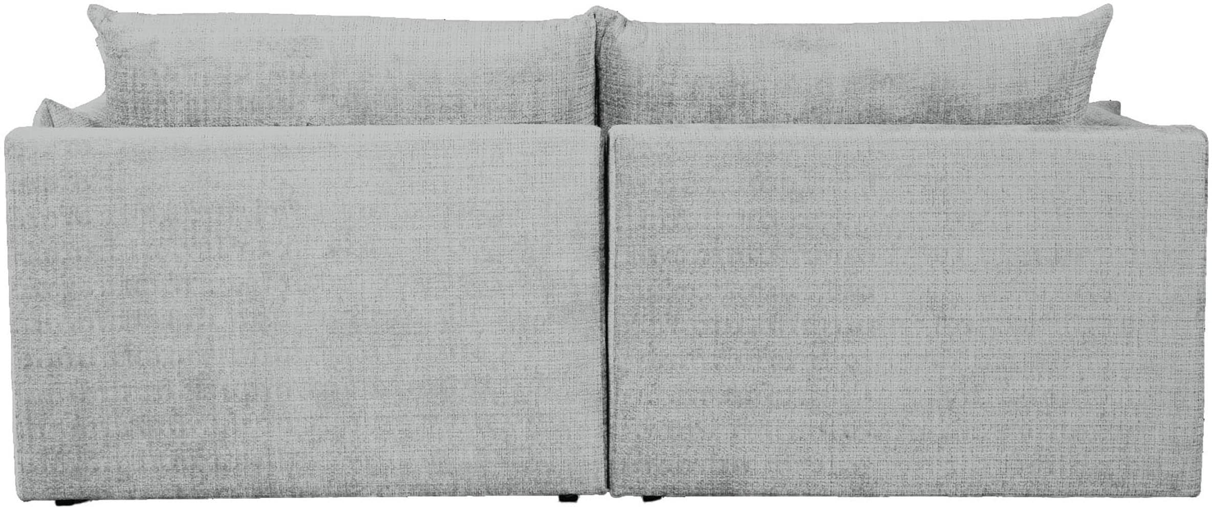 Home affaire Canapé d'angle »Casa XL L-Form, B: 190 cm« 4 Zierkissen, Mega-Sofa, in Cord oder Chenille-Struktur, Federkern