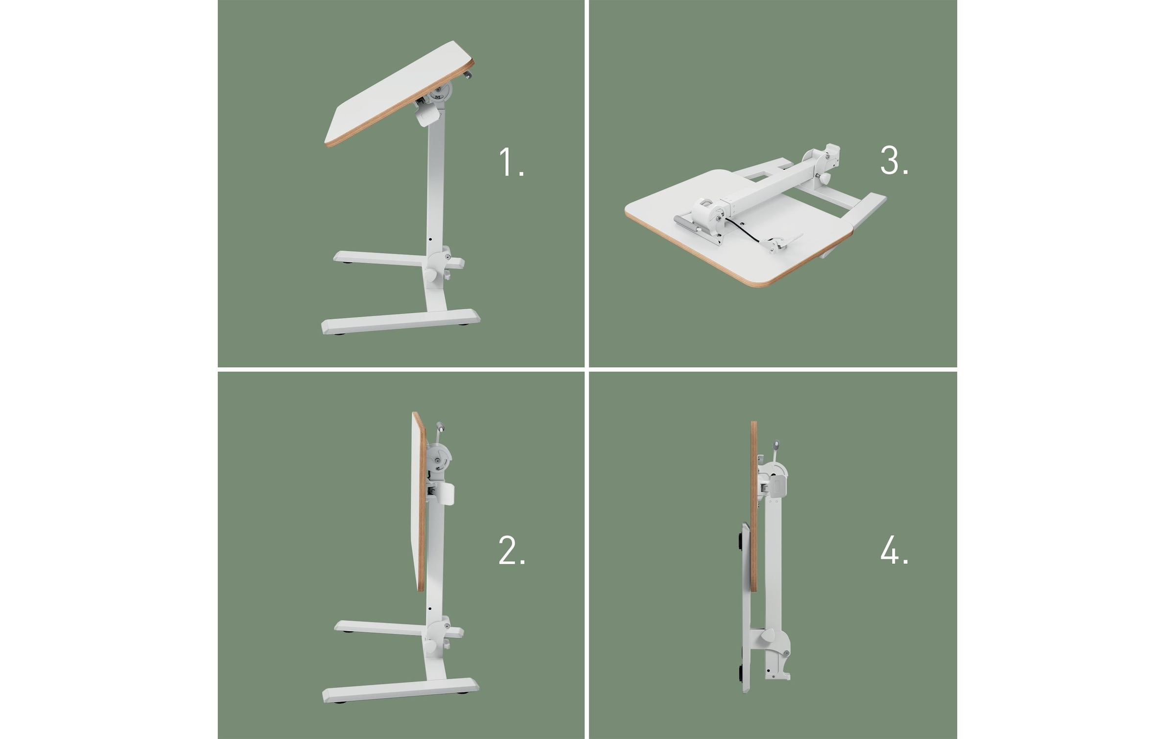 LEITZ Stehtisch »Ergo höhenverstellbar 65 cm x 46 cm«