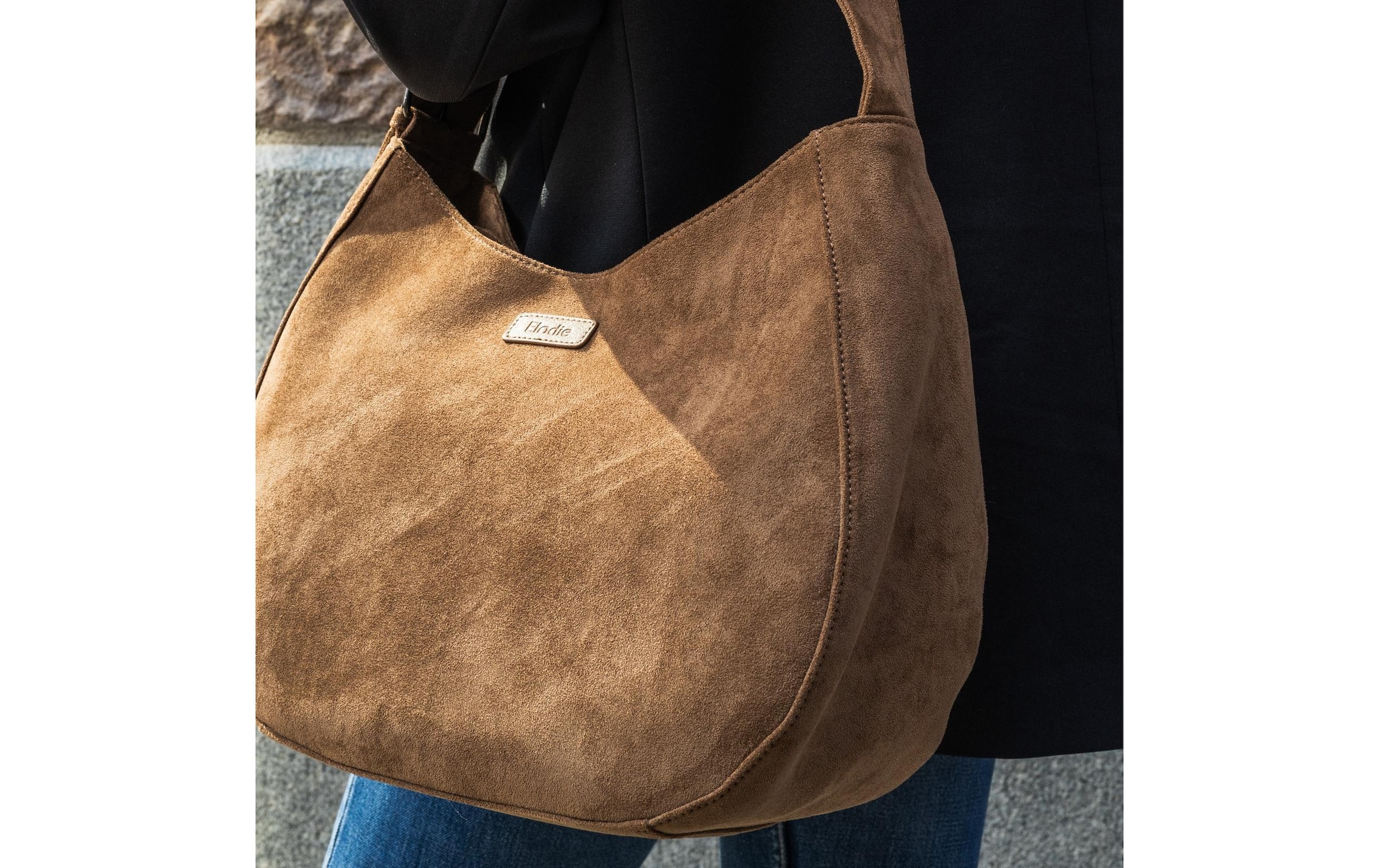   Wickeltasche »ELODIE Moon Bag Caramel Brown«