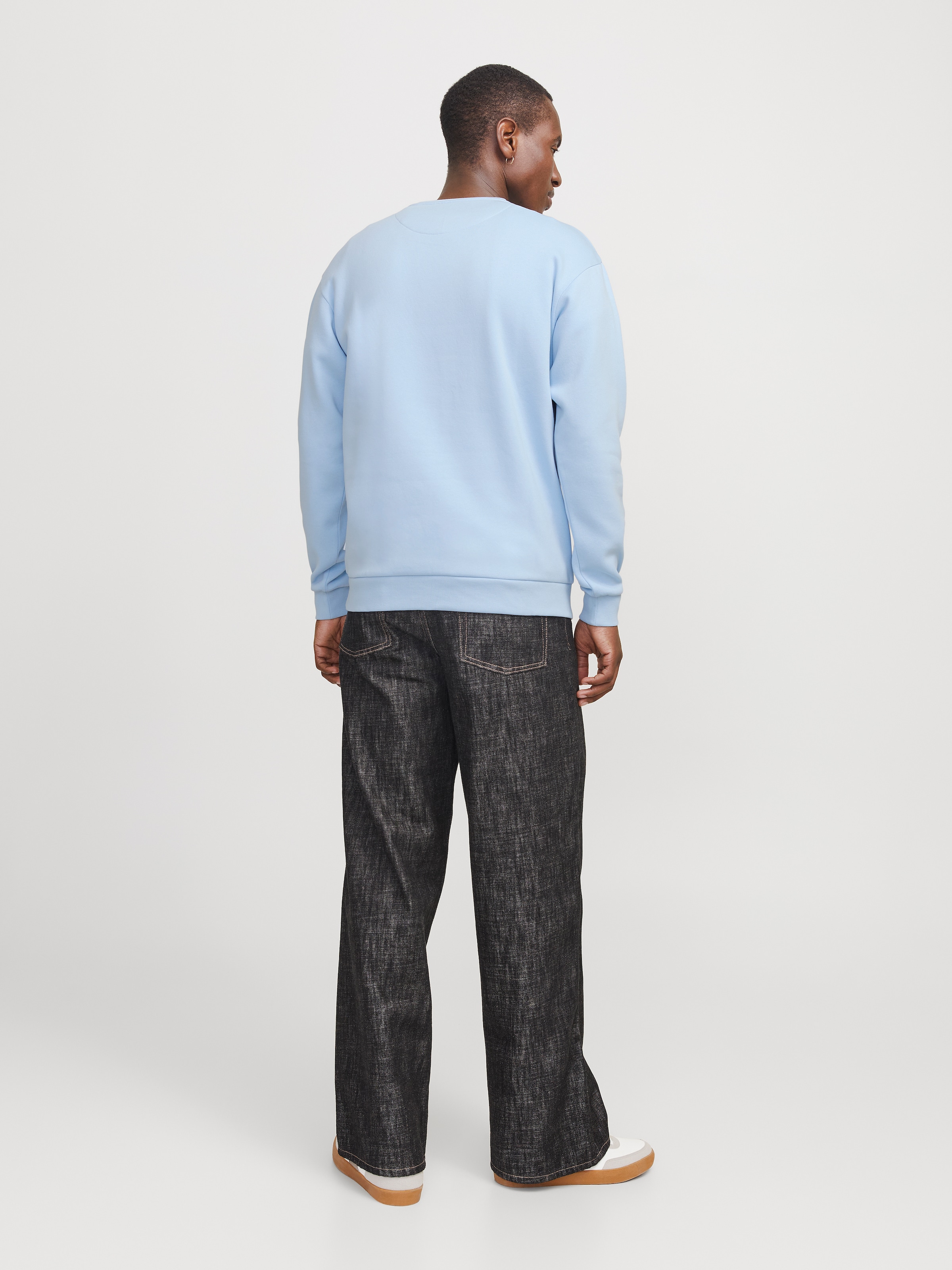 Jack & Jones Sweatshirt »JJEBRADLEY SWEAT CREW NOOS«, mit Rippbündchen