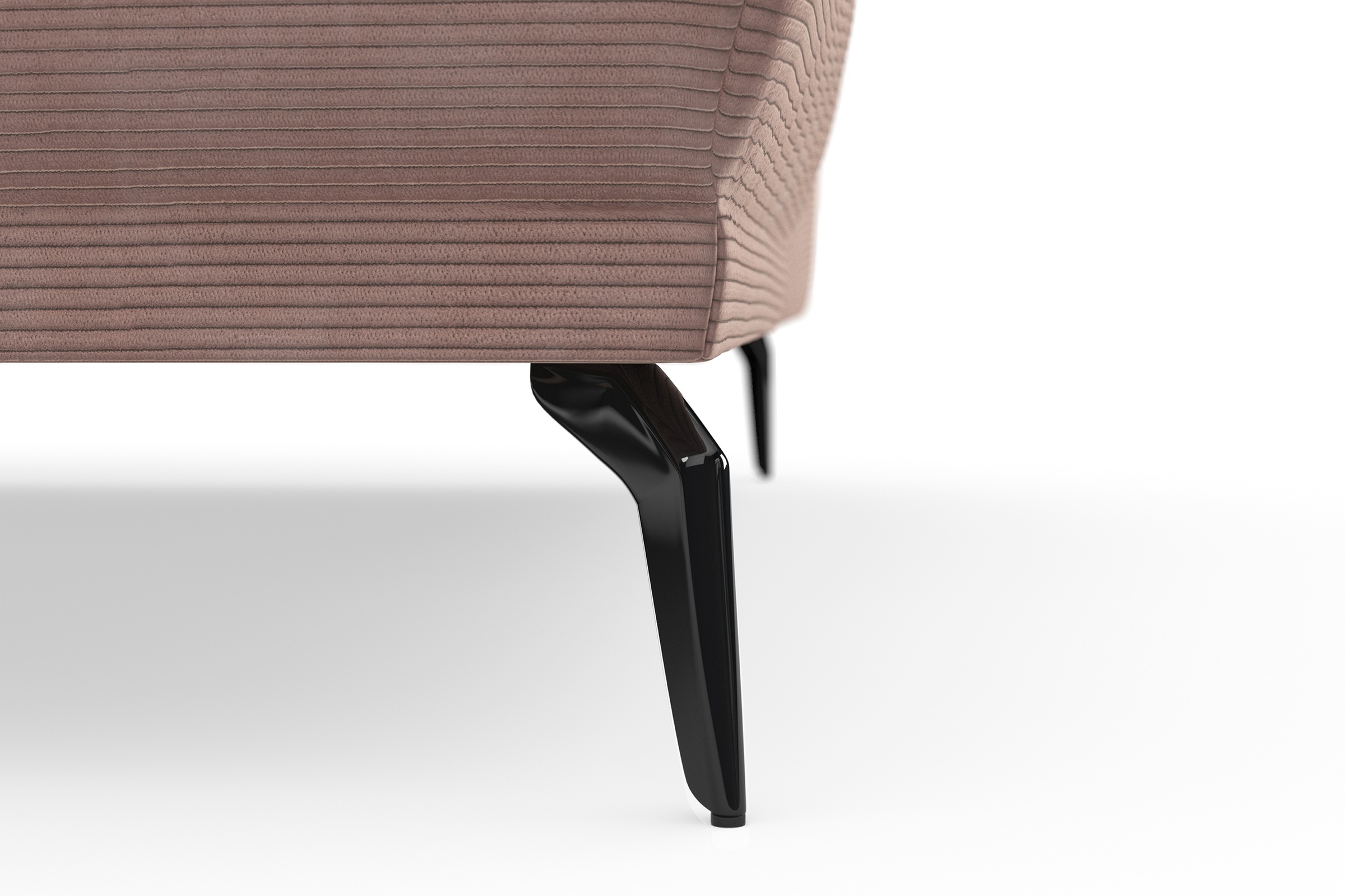 INOSIGN Ecksofa »Coco L-Form«, Sitztiefen-, Arm- und Kopfteilverstellung, Cord-Bezug, Fusshöhe 15 cm