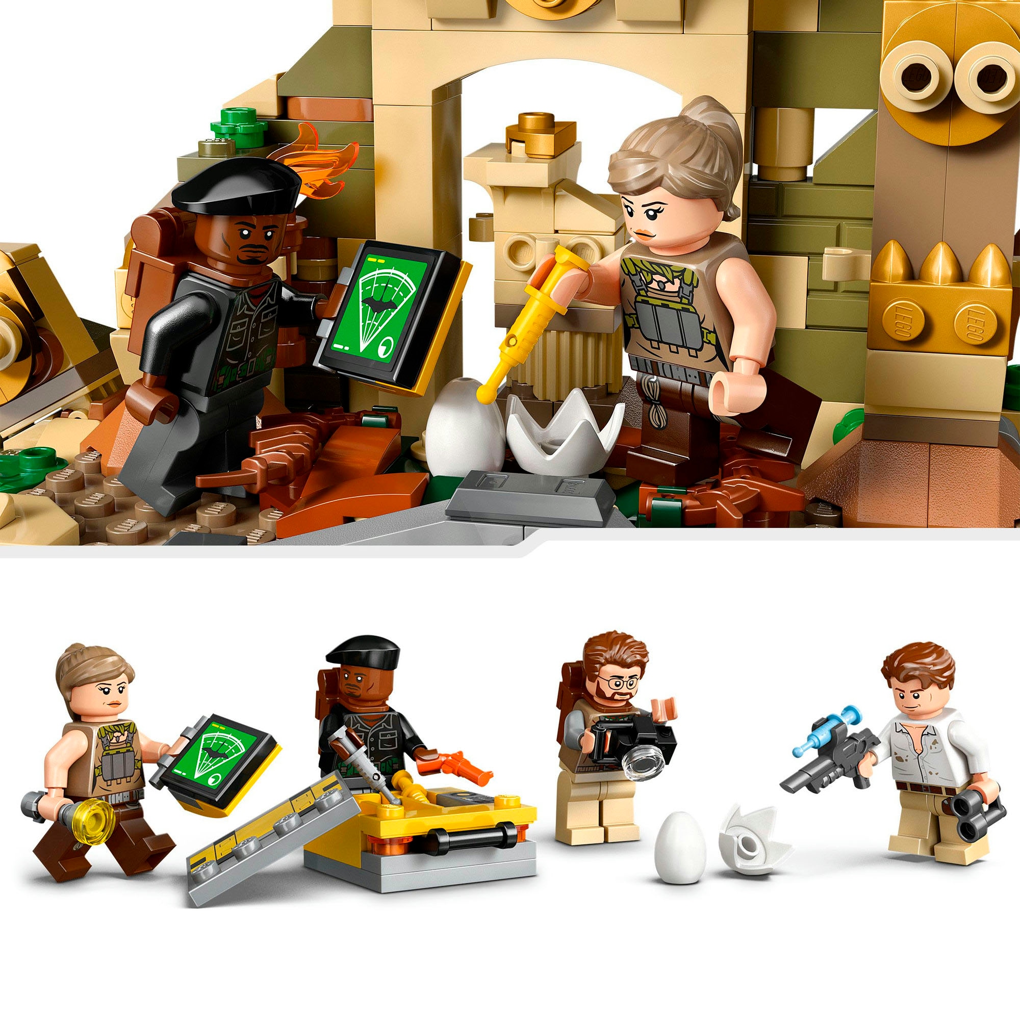 LEGO® Konstruktionsspielsteine »Spinosaurier & Quetzalcoatlus: Hubschrauber-Einsatz (76976)« , LEGO Jurassic World; Made in Europe