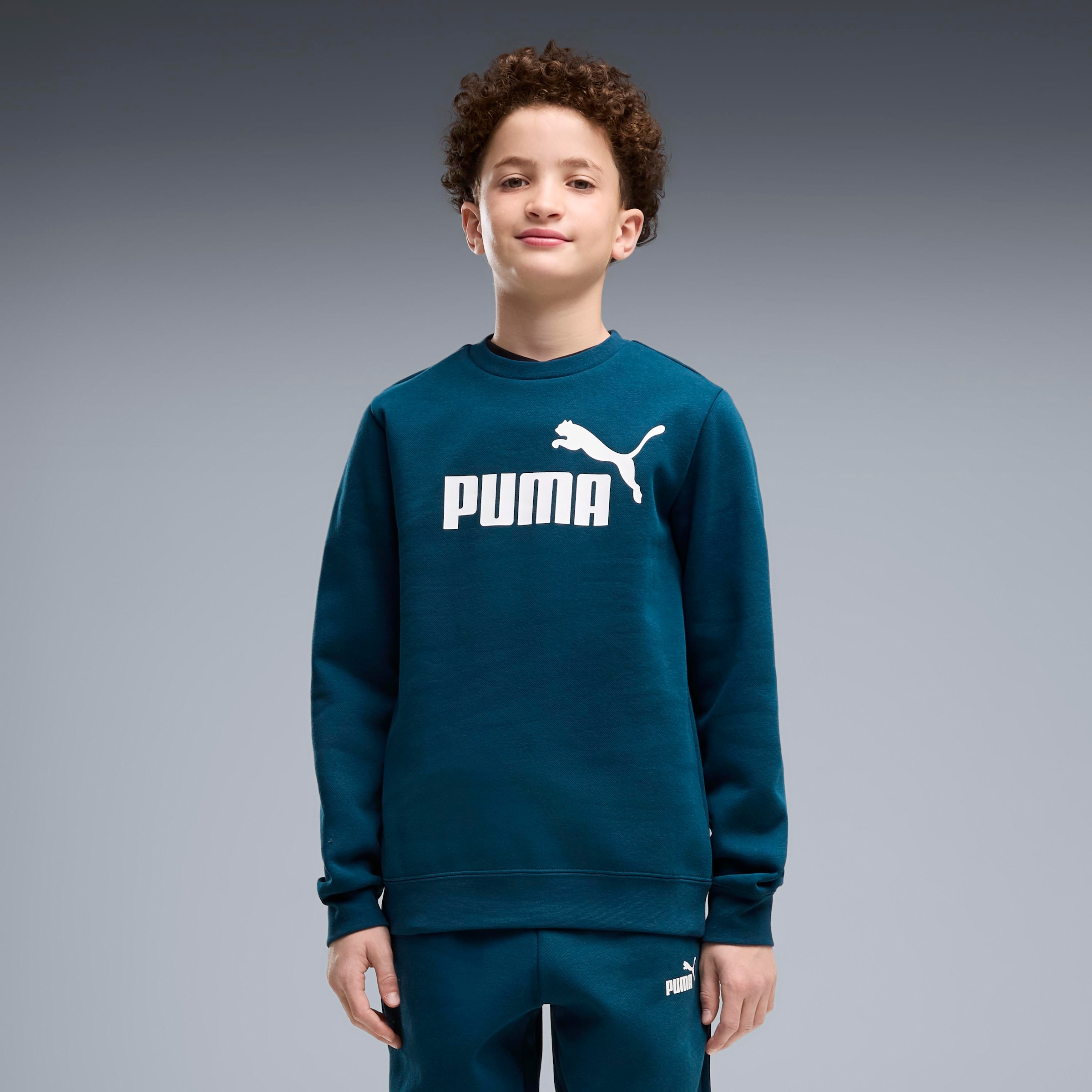 PUMA Combinaison d'entraînement »ESS NO1 LOGO CREW SWEAT SUIT  FL B« 2 deux pièces, coupe décontractée, sans capuche