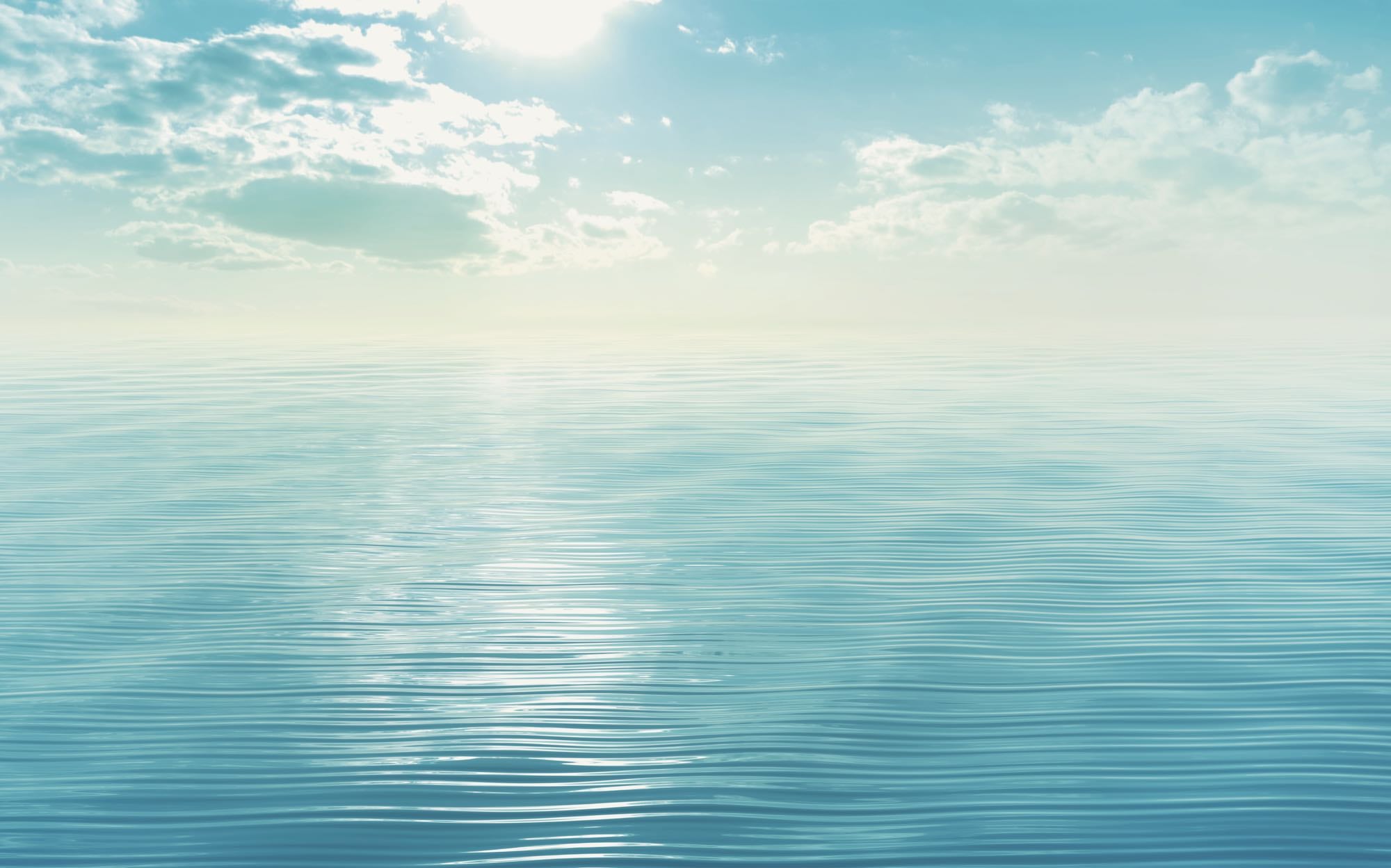 Komar Papier peint photo »Vlies Fototapete - La Mer Bleue - Grösse 400 x 250 cm« imprimé