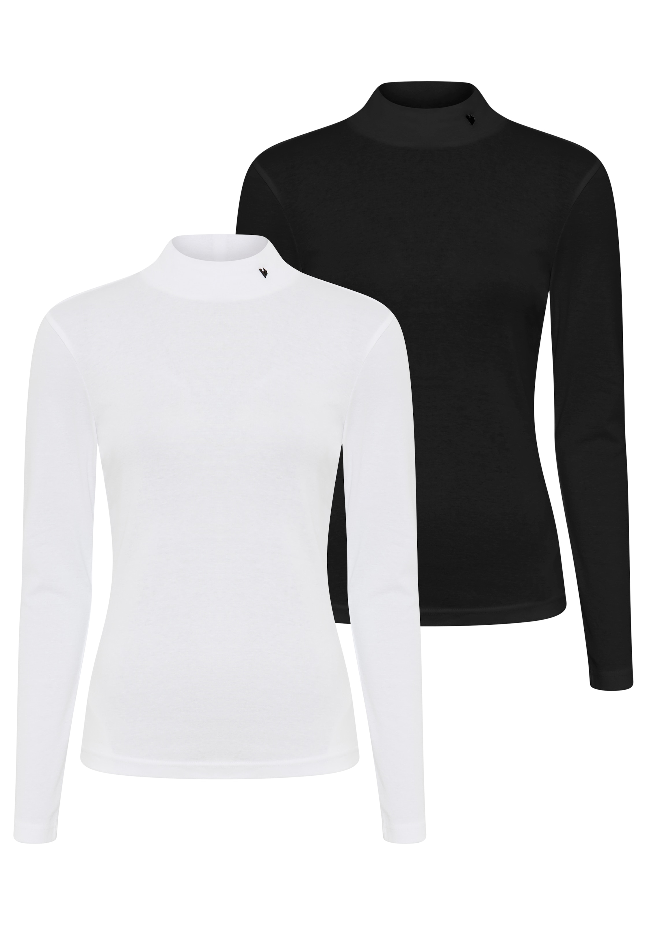 Image of Bruno Banani Rollkragenshirt 2er-Pack, perfektes Basic mit Rollkragen