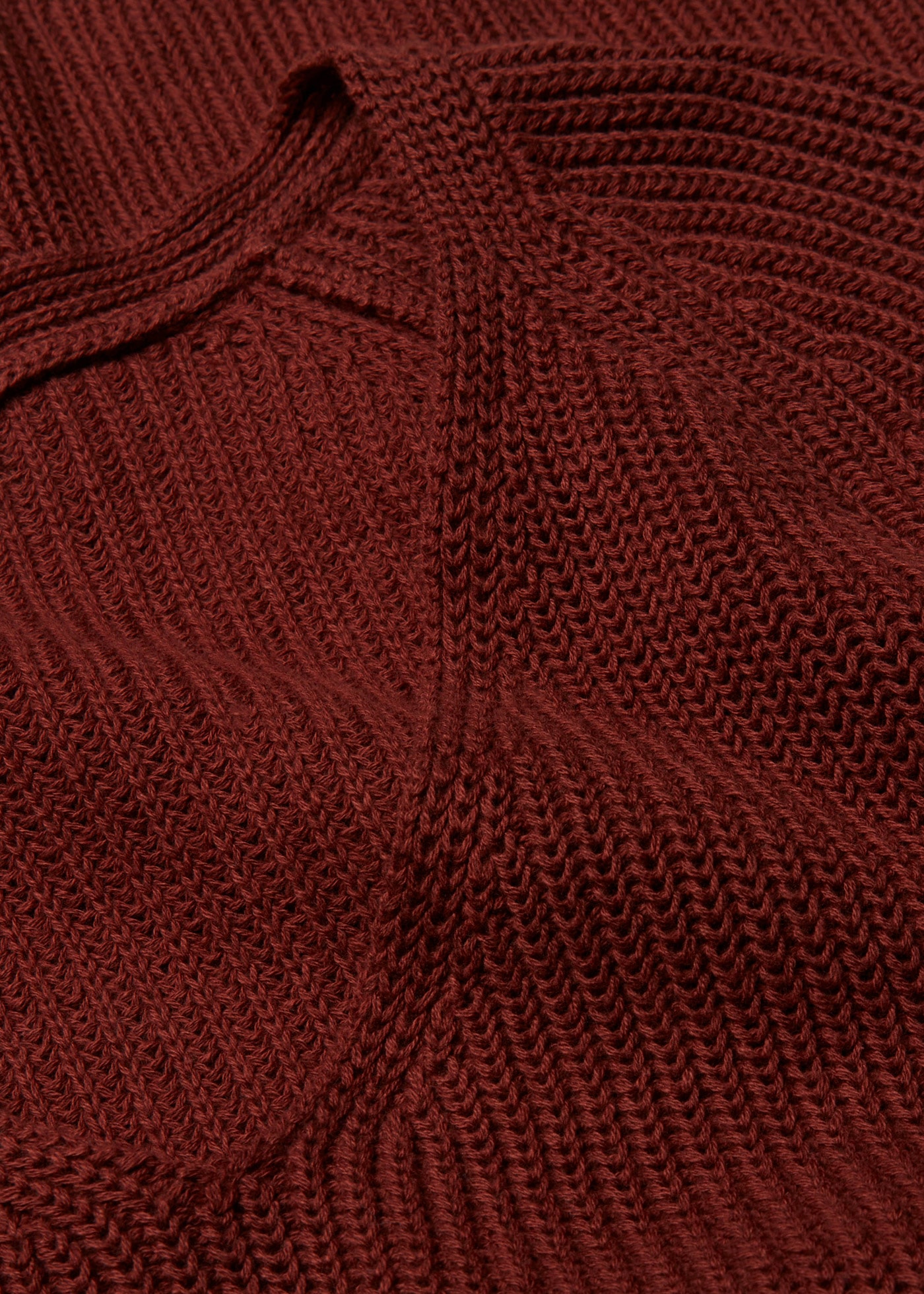 bonprix Strickpullover »Gerippter Pullover aus reiner Baumwolle« aus reiner Baumwolle